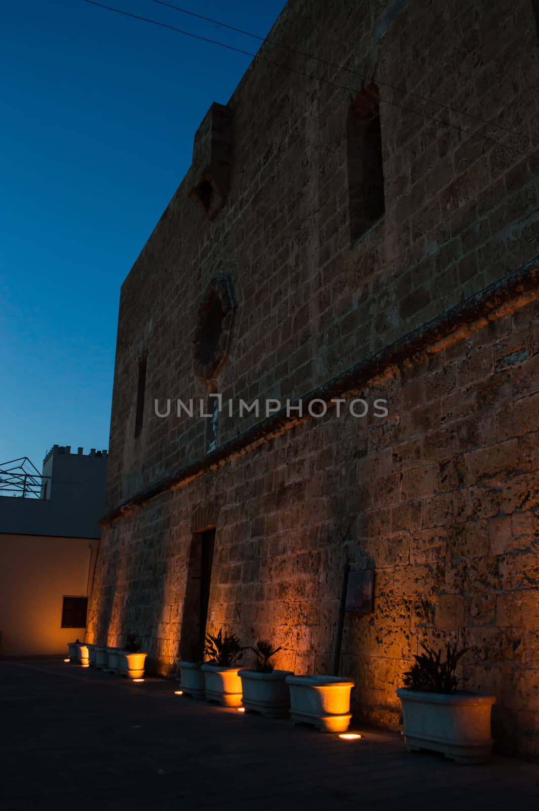 The old sanctuary in the city center of San Vito lo Capo - Sicily - Italy