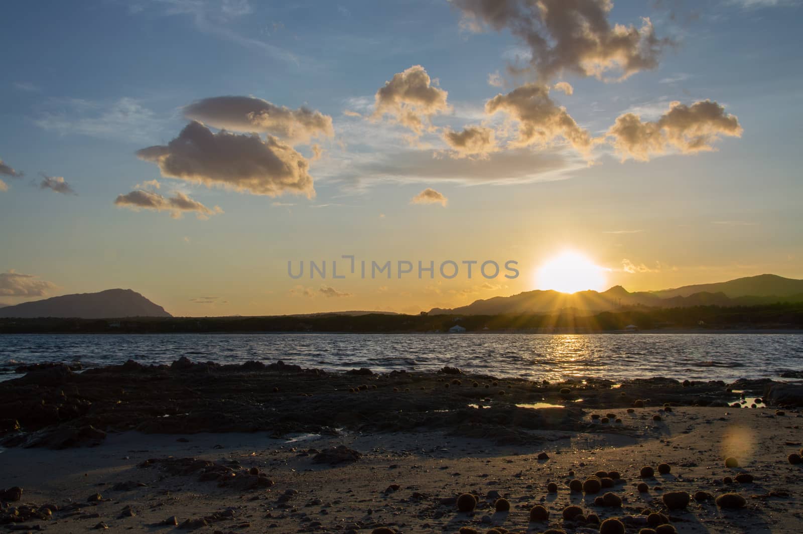 sunset in Cala Liberotto by Faurinz