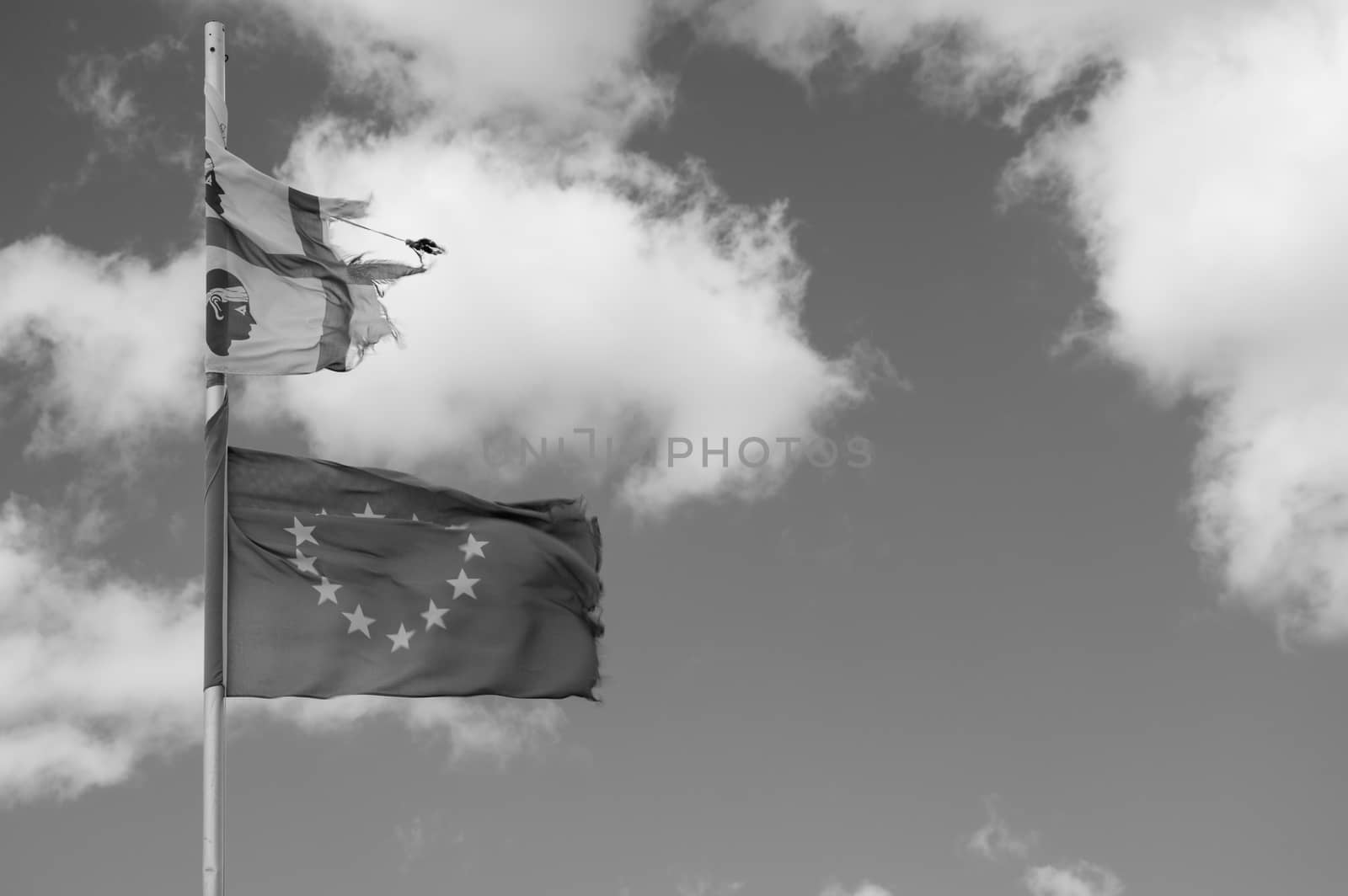 Europe abd sardinian flags bn by Faurinz