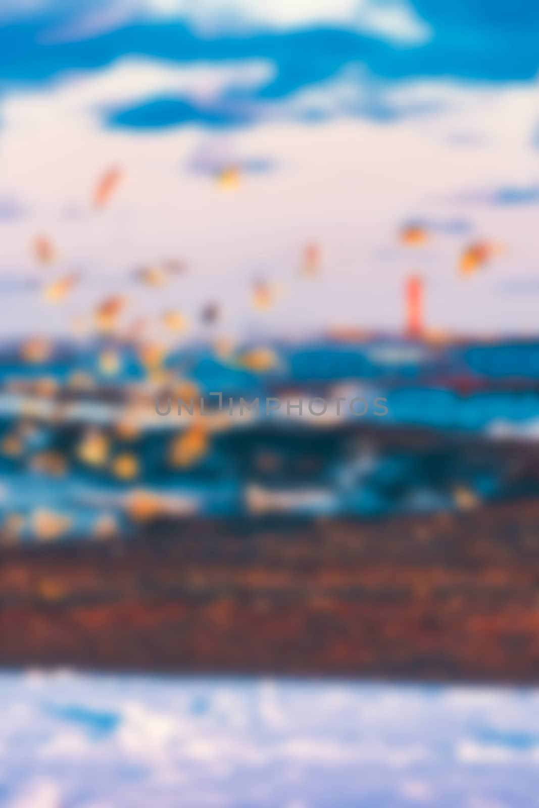 Sea landscape  - blurred image by sengnsp