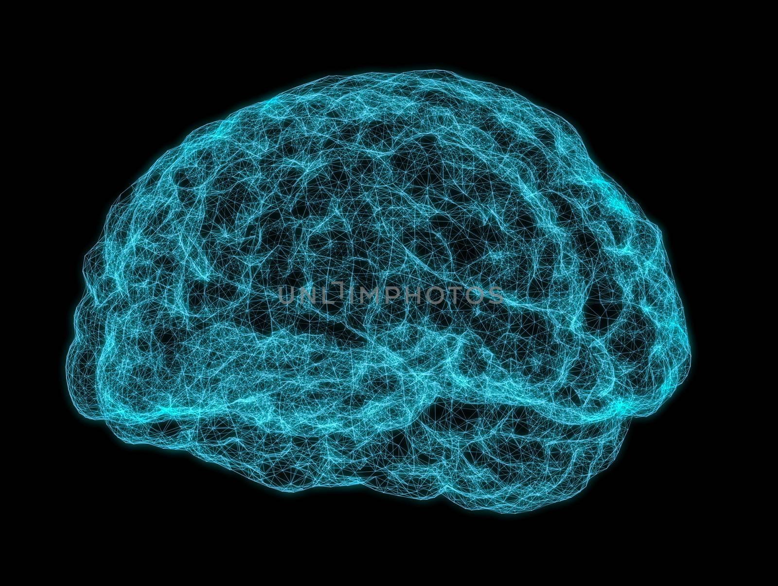 X-ray image of human brain by cherezoff