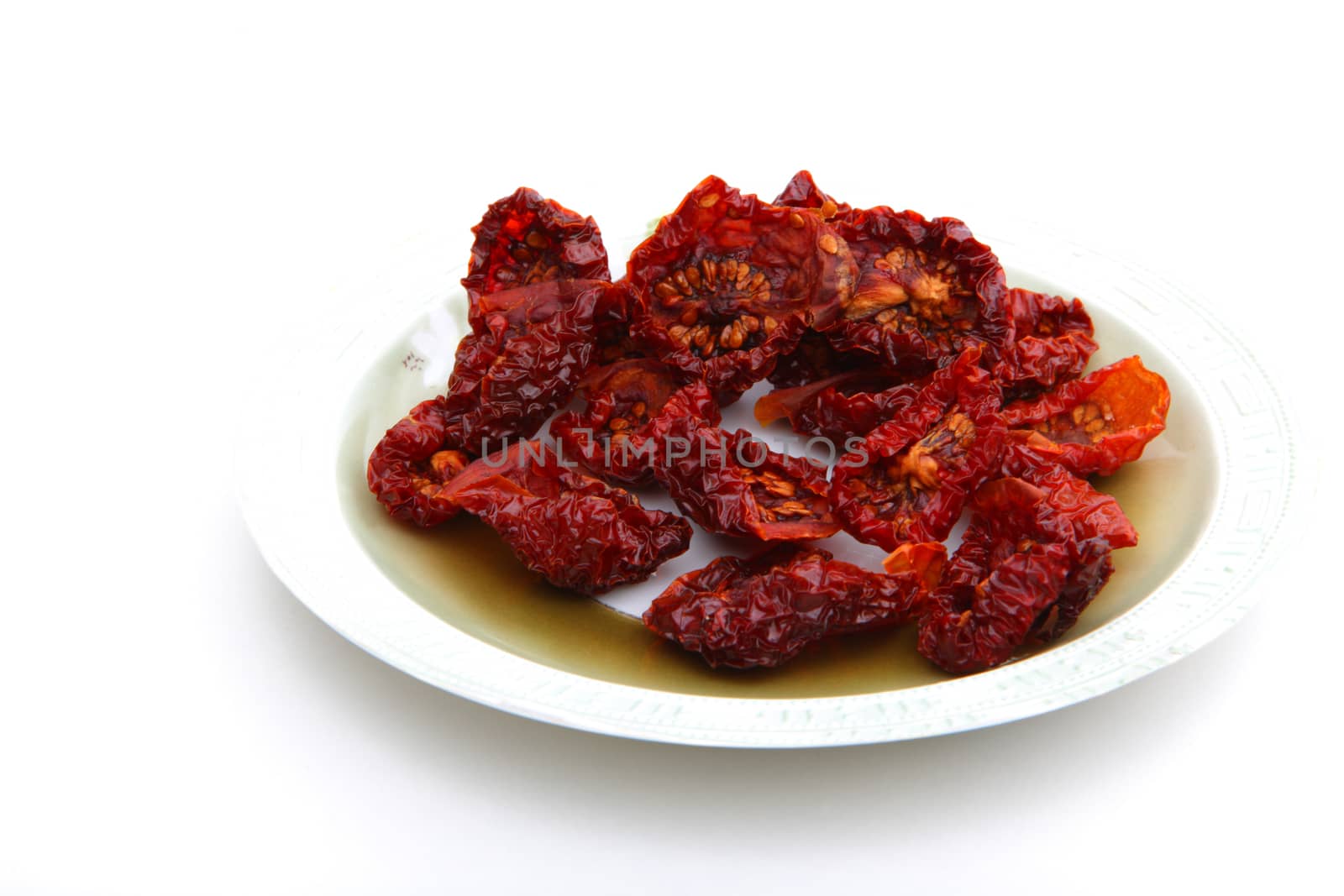 Dried Tomato studio quality white background