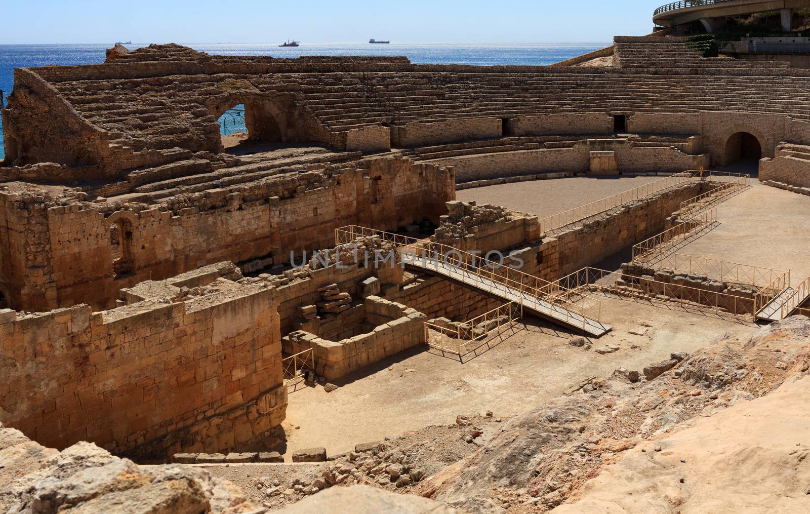 Roman amphitheater in Tarragona, Spain by Nobilior