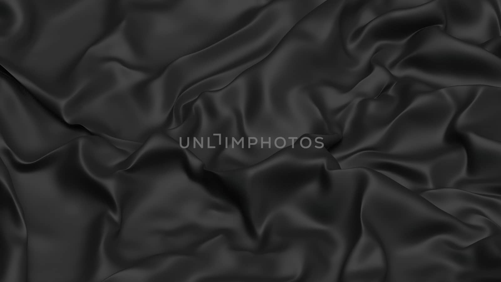 3D Illustration Abstract Black Background Cloth by brux