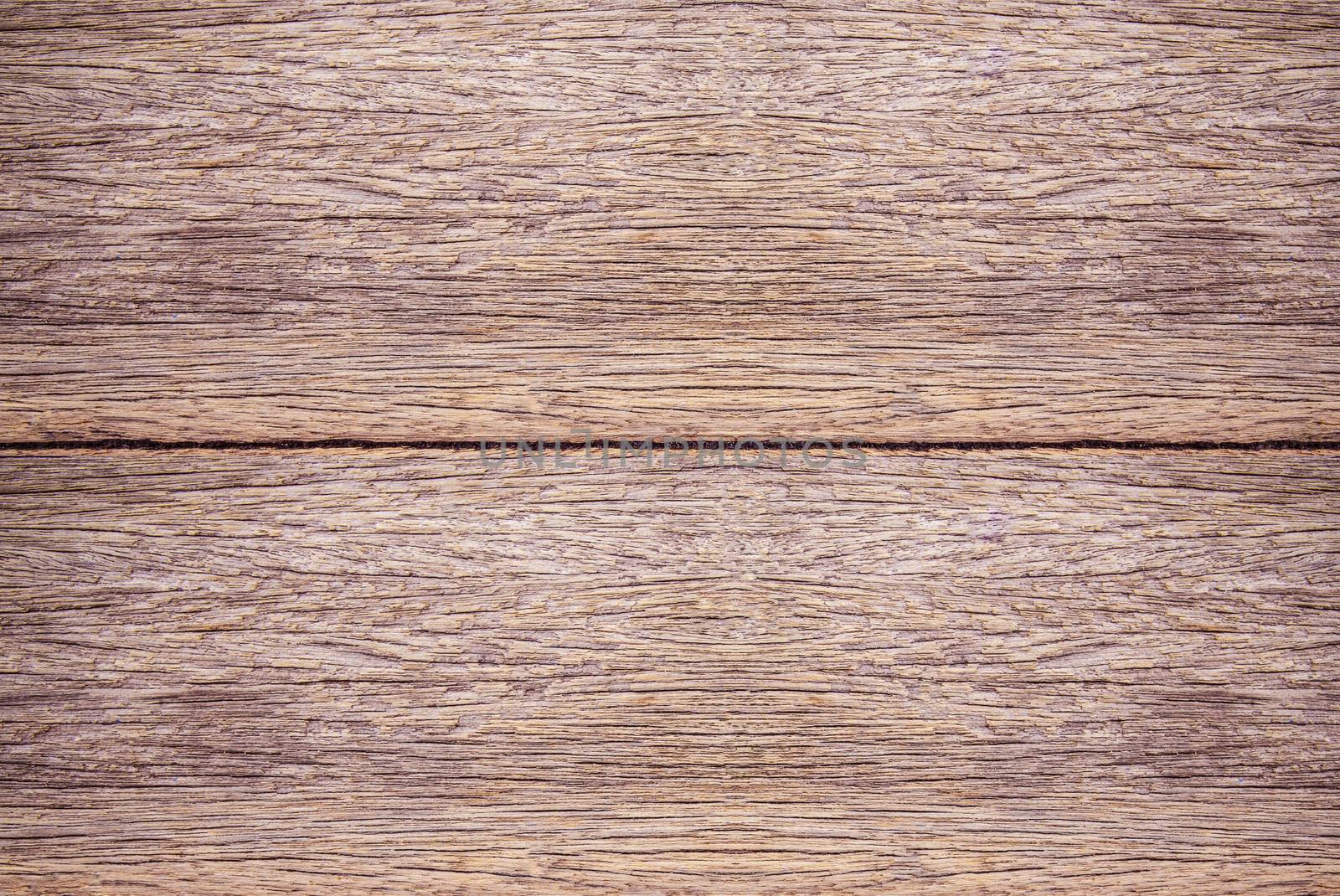 Old brown wood background. by Bowonpat