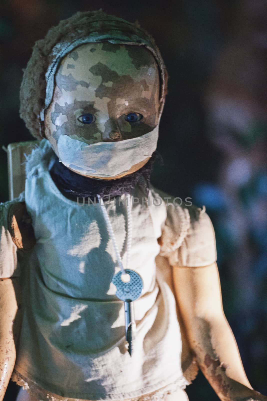 terrible doll from horror films by Jonicartoon