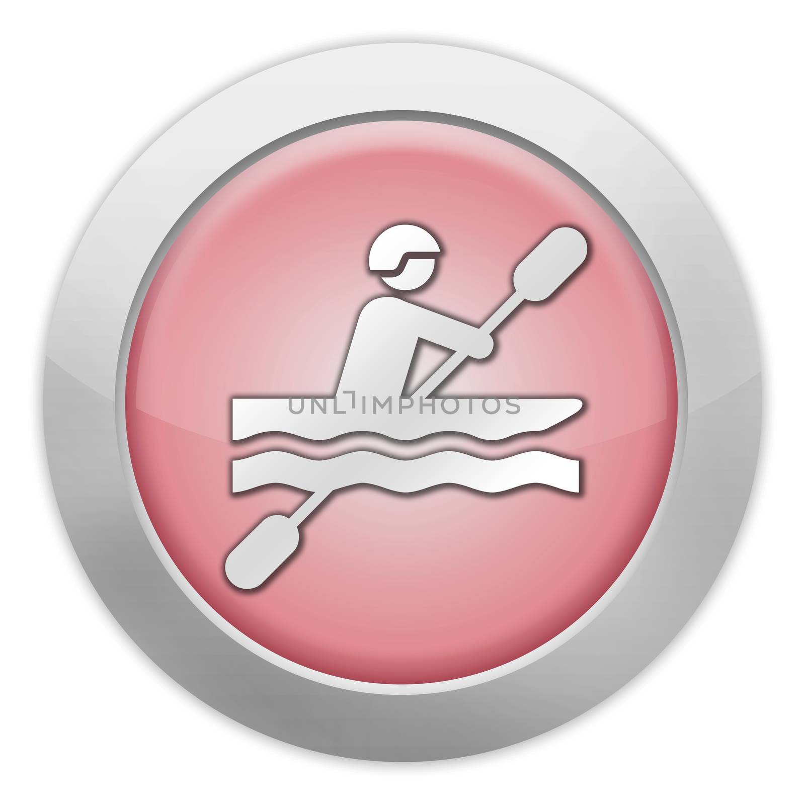 Icon, Button, Pictogram Kayaking by mindscanner
