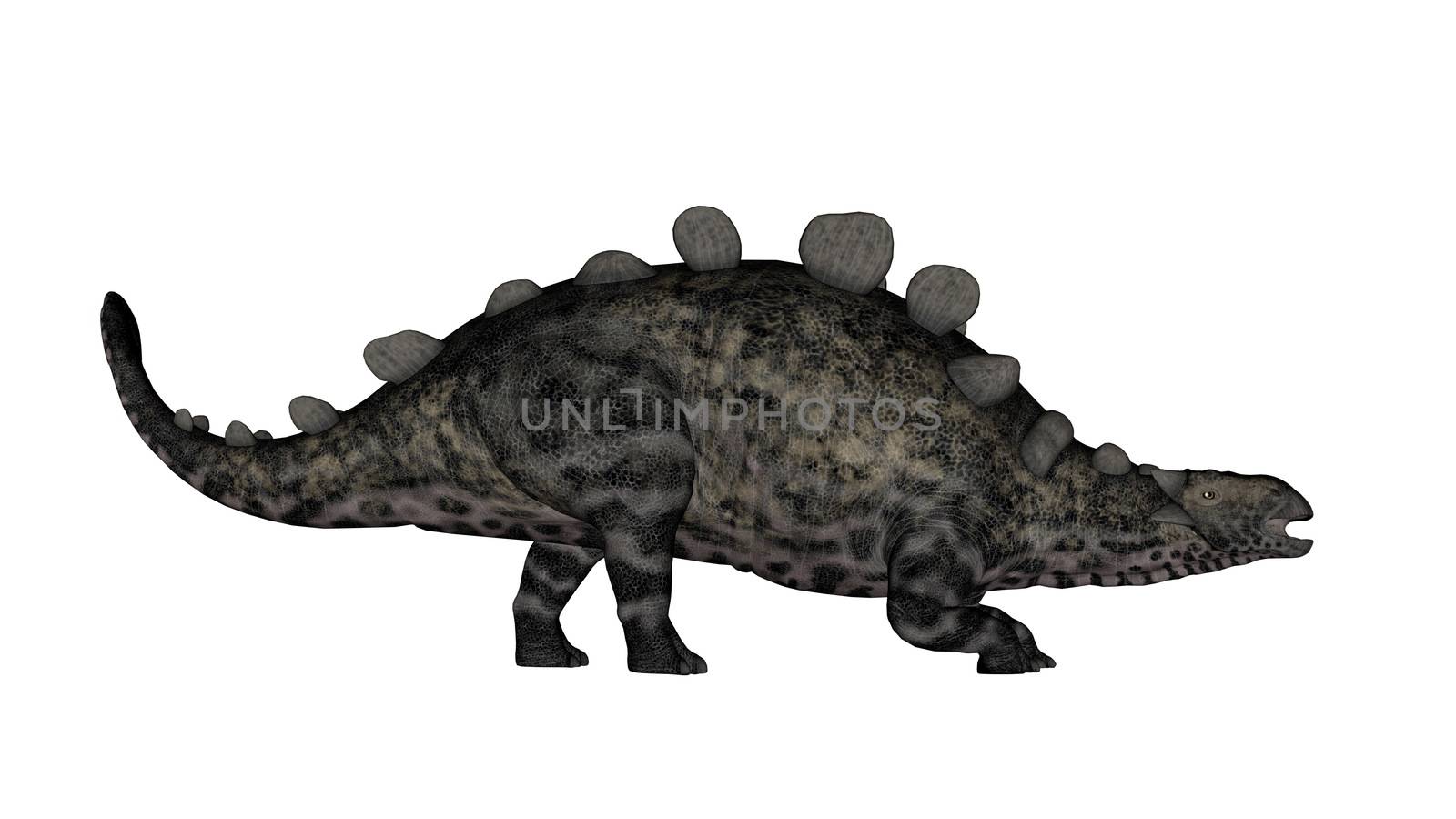 Chrichtonsaurus dinosaur walking - 3D render by Elenaphotos21