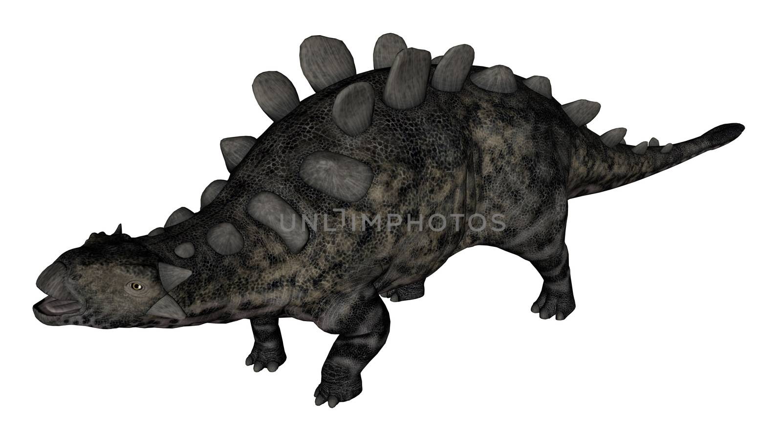 Chrichtonsaurus dinosaur standing - 3D render by Elenaphotos21