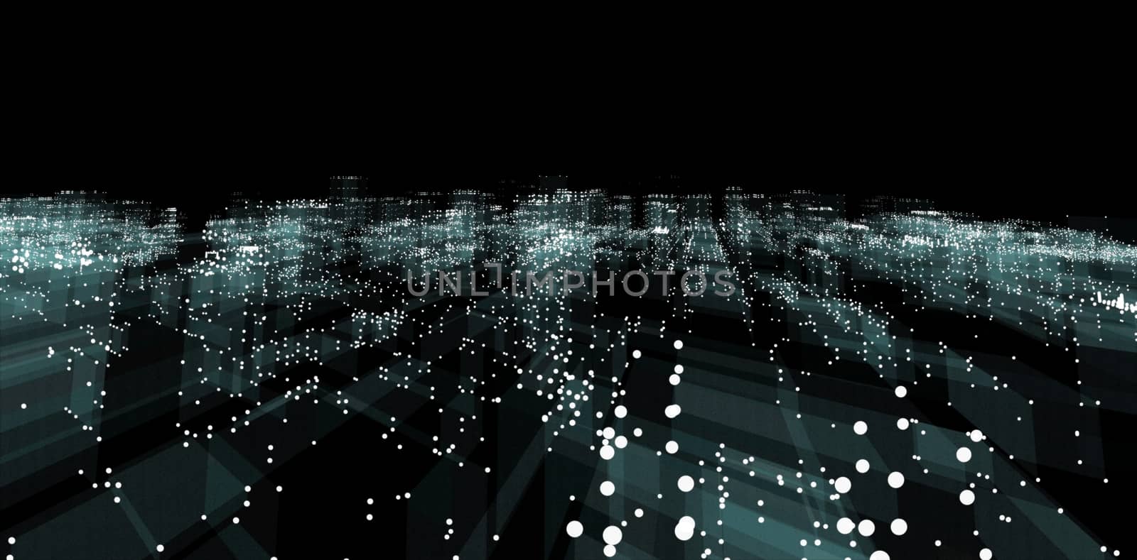 Hologram futuristic interface city by cherezoff