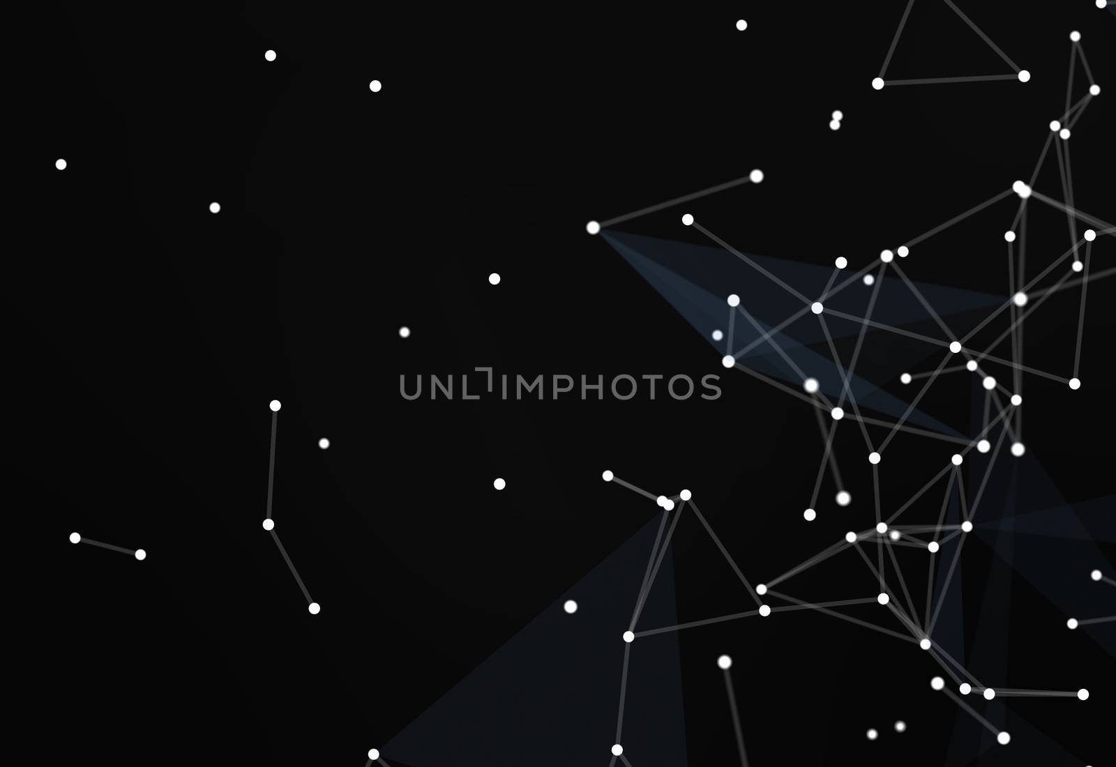 Image of abstract connected dots by cherezoff