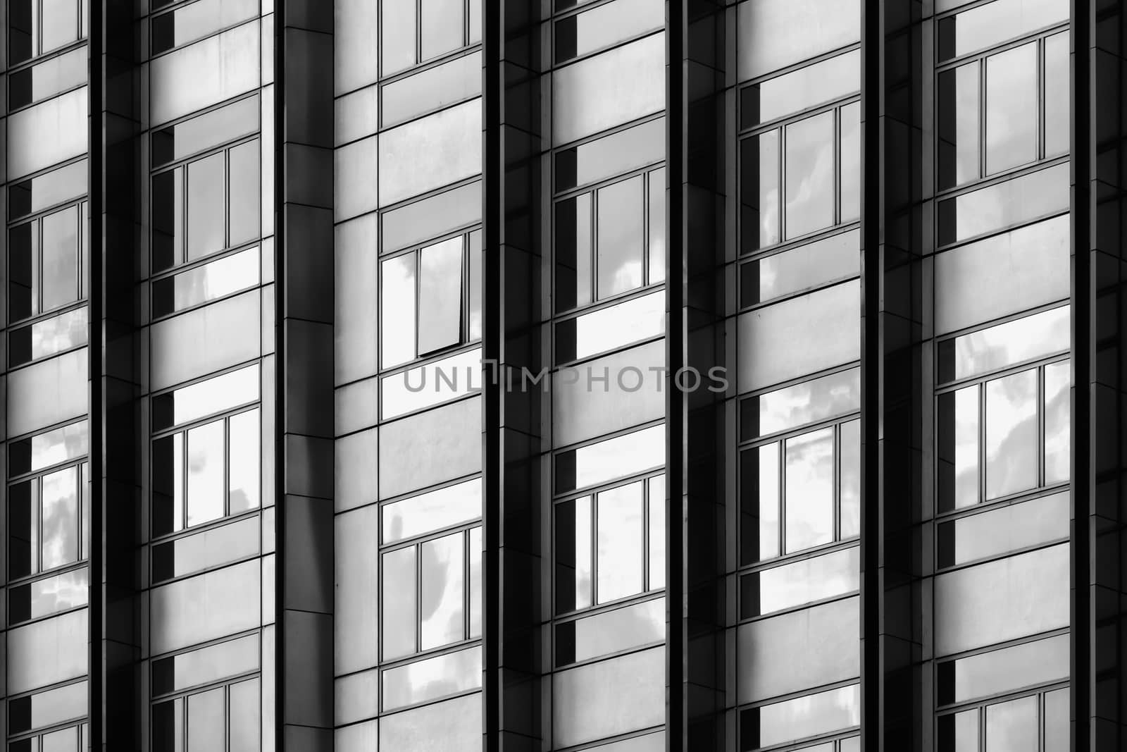 Abstract fragment of modern architecture by ahimaone