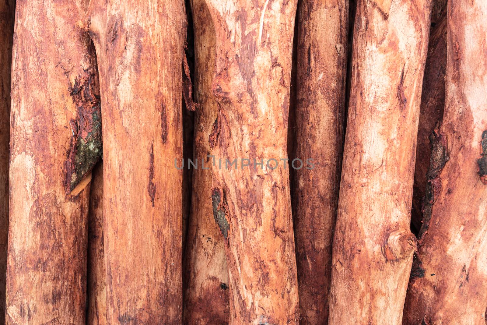 Pile firewood prepared for fireplace by ahimaone