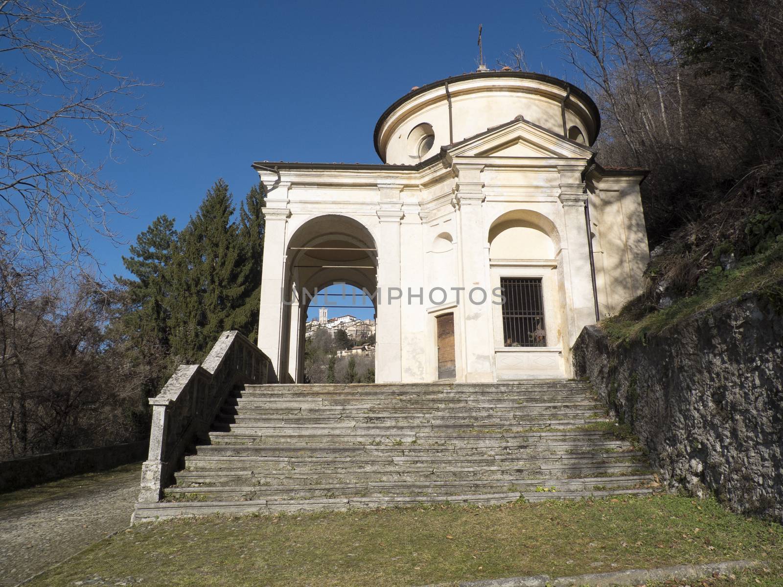 chapel of the sacred mountain of Varese, unesco heritage of humanity