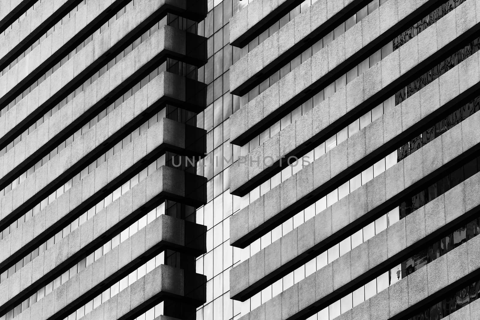 Abstract fragment of modern architecture tone film