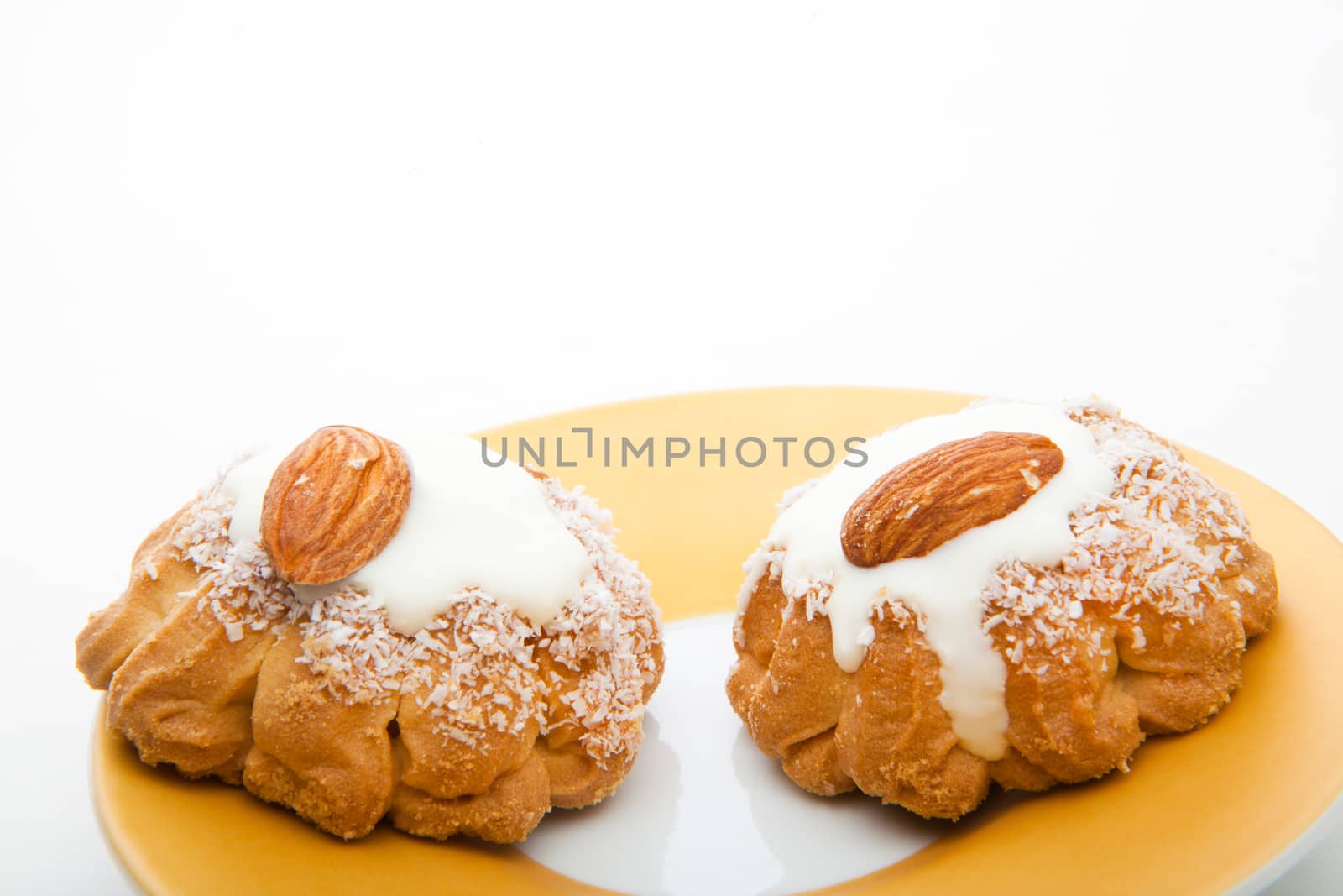 Almond Cookies Studio quality White Background