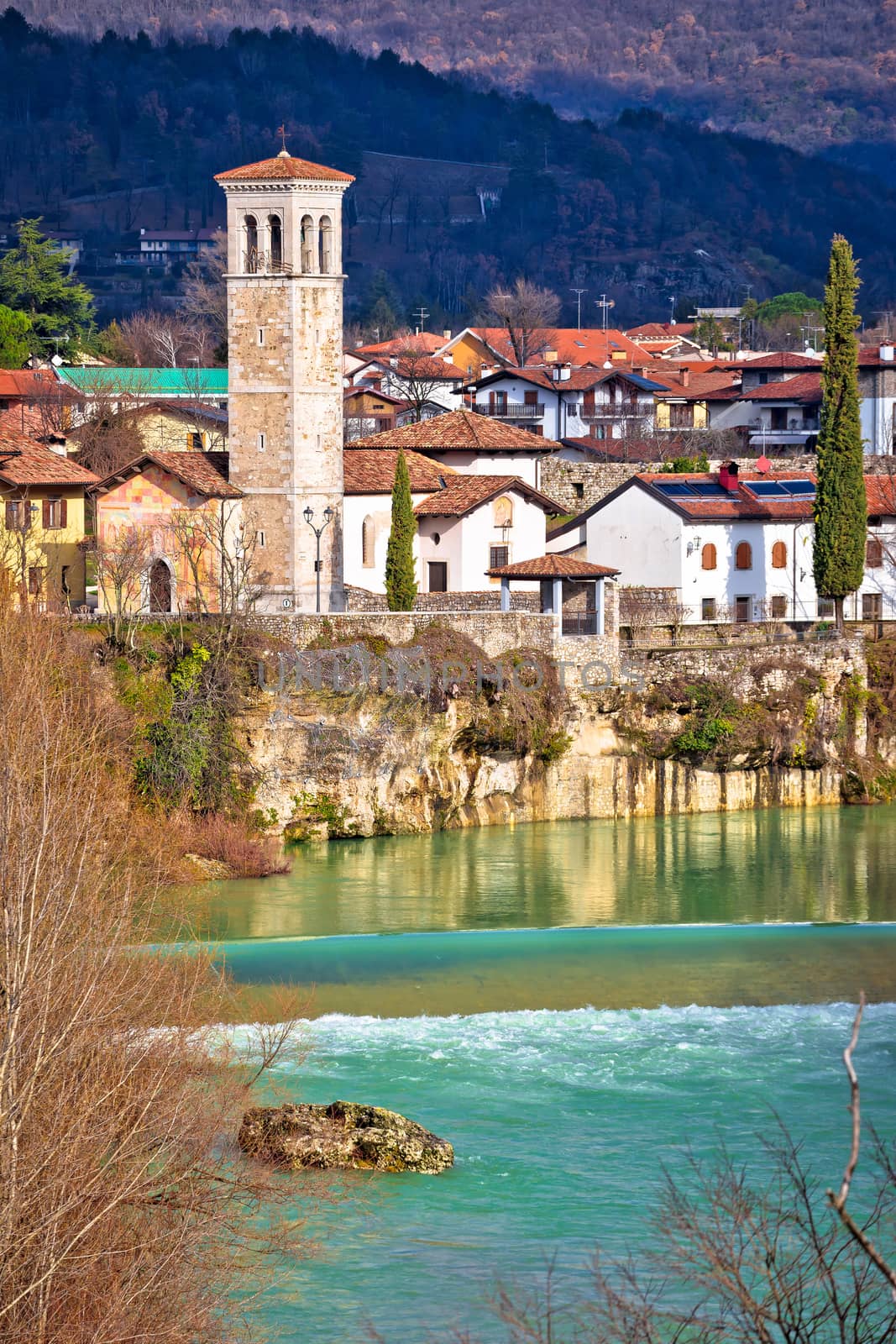 Italian heritage in Cividale del Friuli Natisone river canyon an by xbrchx
