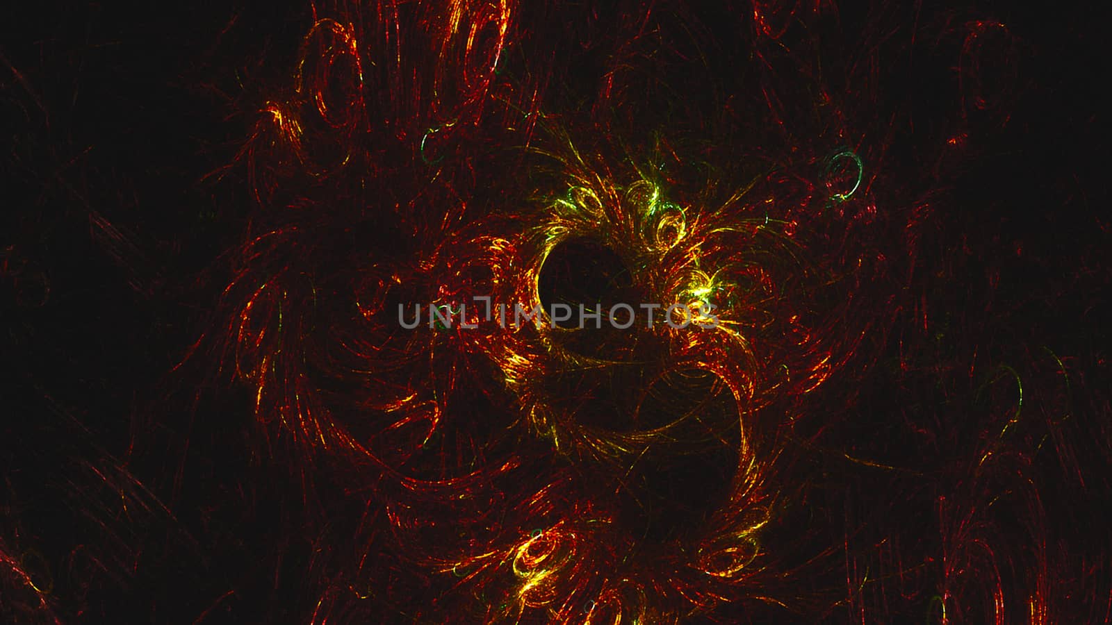 Abstract fractal light background. Digital 3d rendering backdrop. 8K resolution