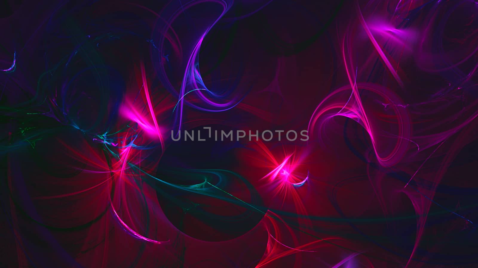 Abstract fractal light background. Digital 3d rendering backdrop. 8K resolution