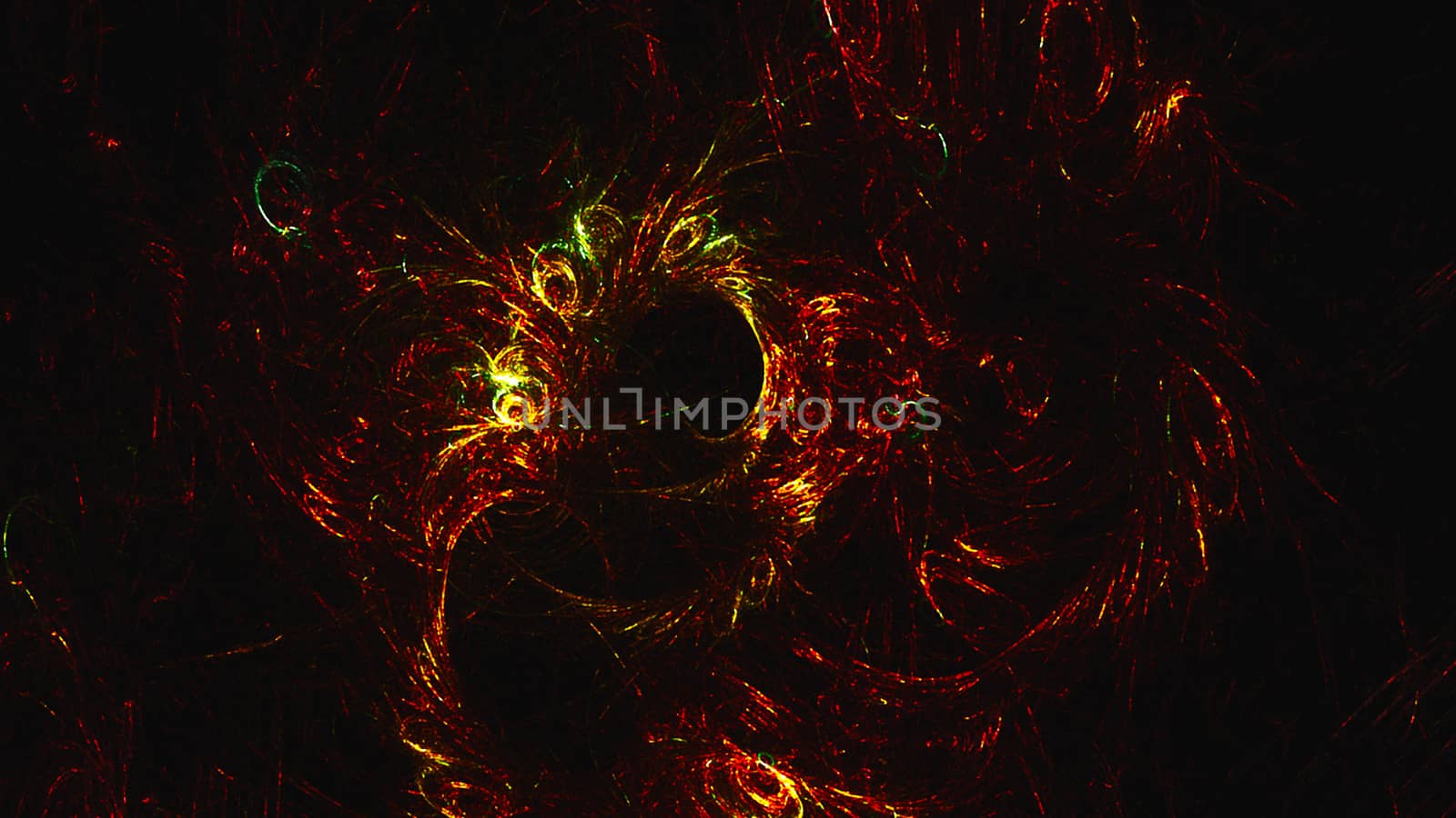 Abstract fractal light background. Digital 3d rendering backdrop. 8K resolution