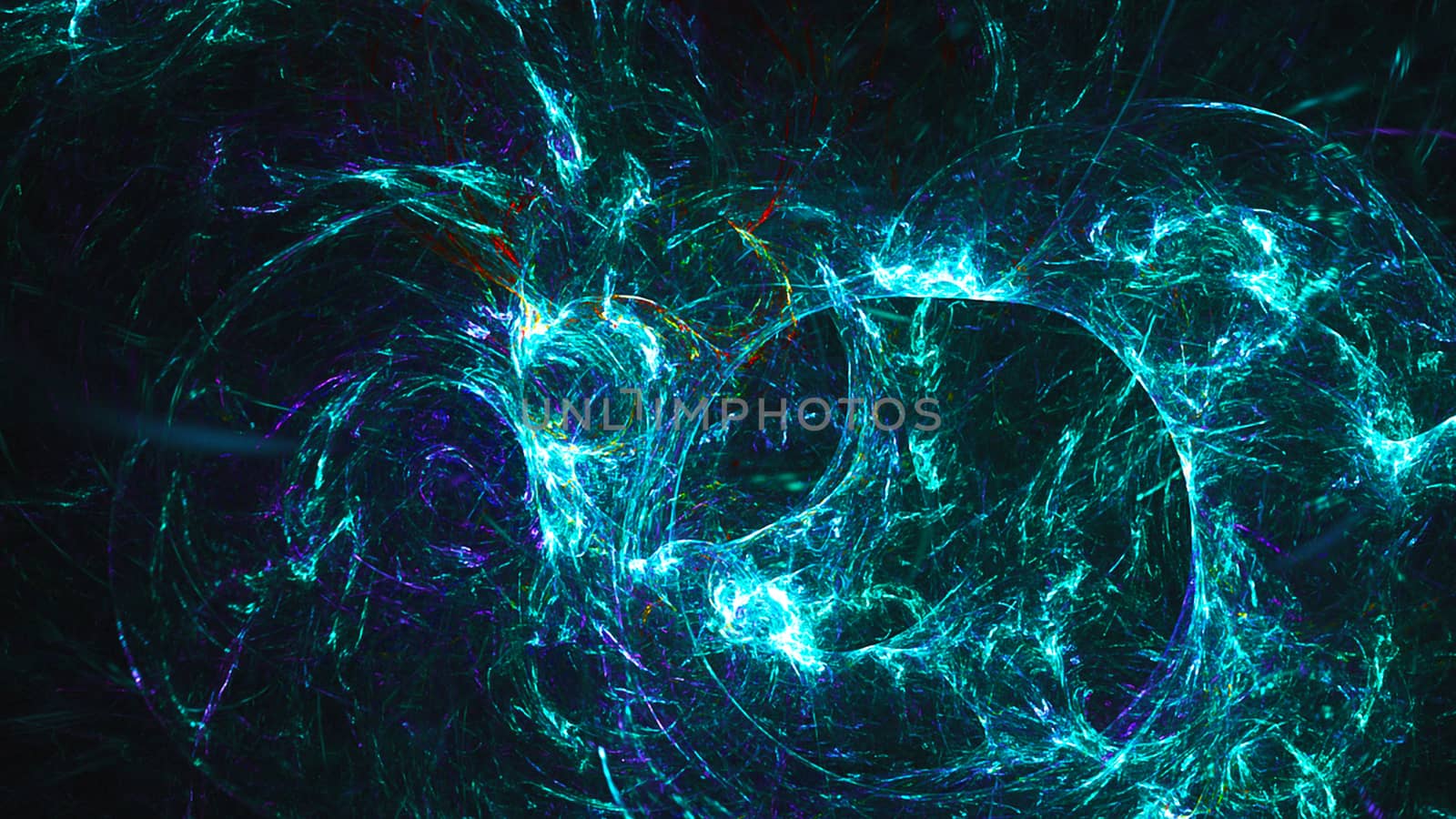 Abstract fractal light background. Digital 3d rendering backdrop. 8K resolution