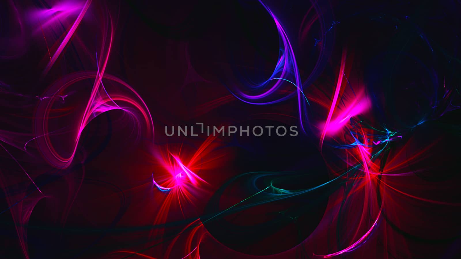 Abstract fractal light background. Digital 3d rendering backdrop. 8K resolution