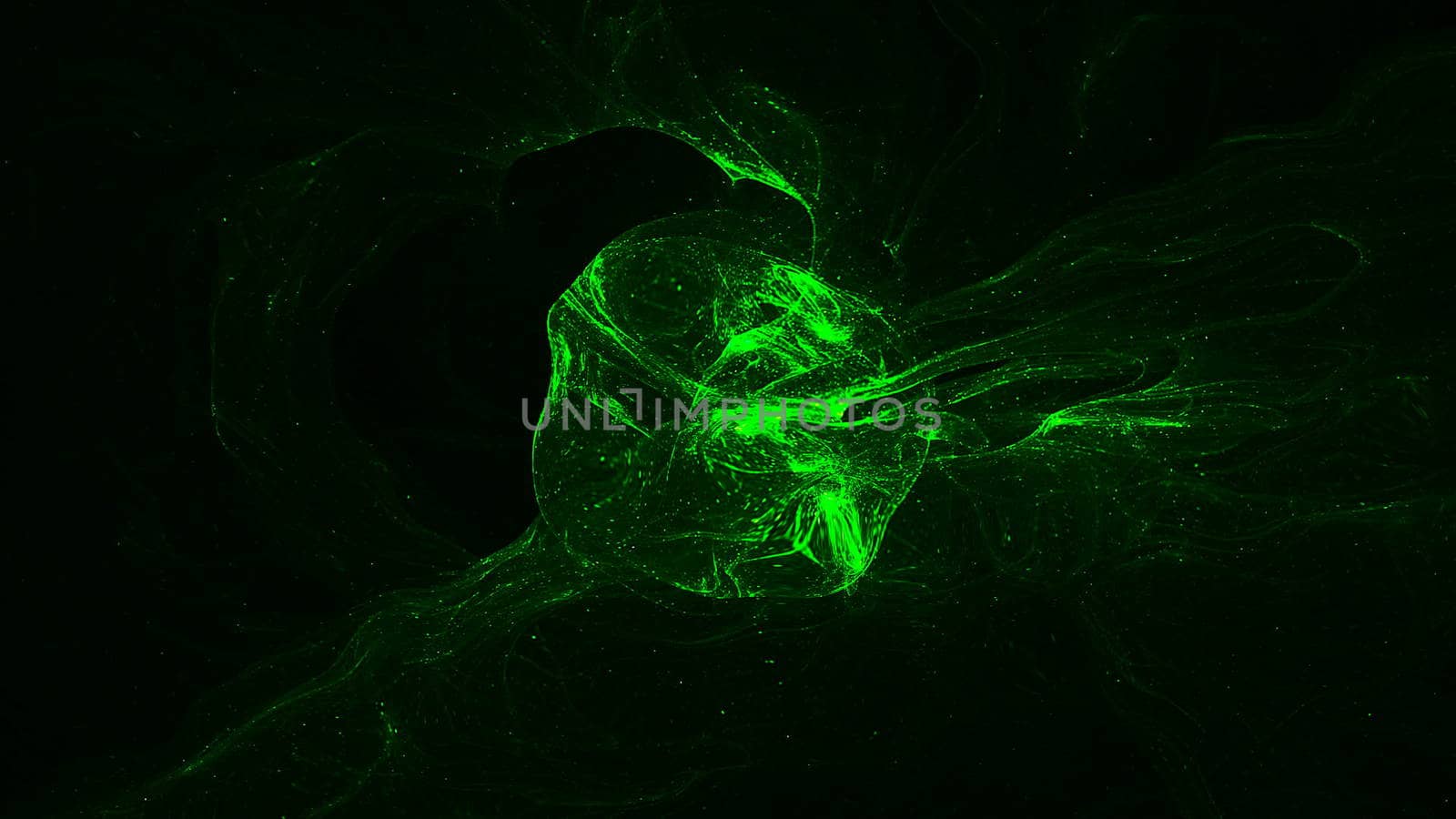 Abstract fractal light background. Digital 3d rendering backdrop.