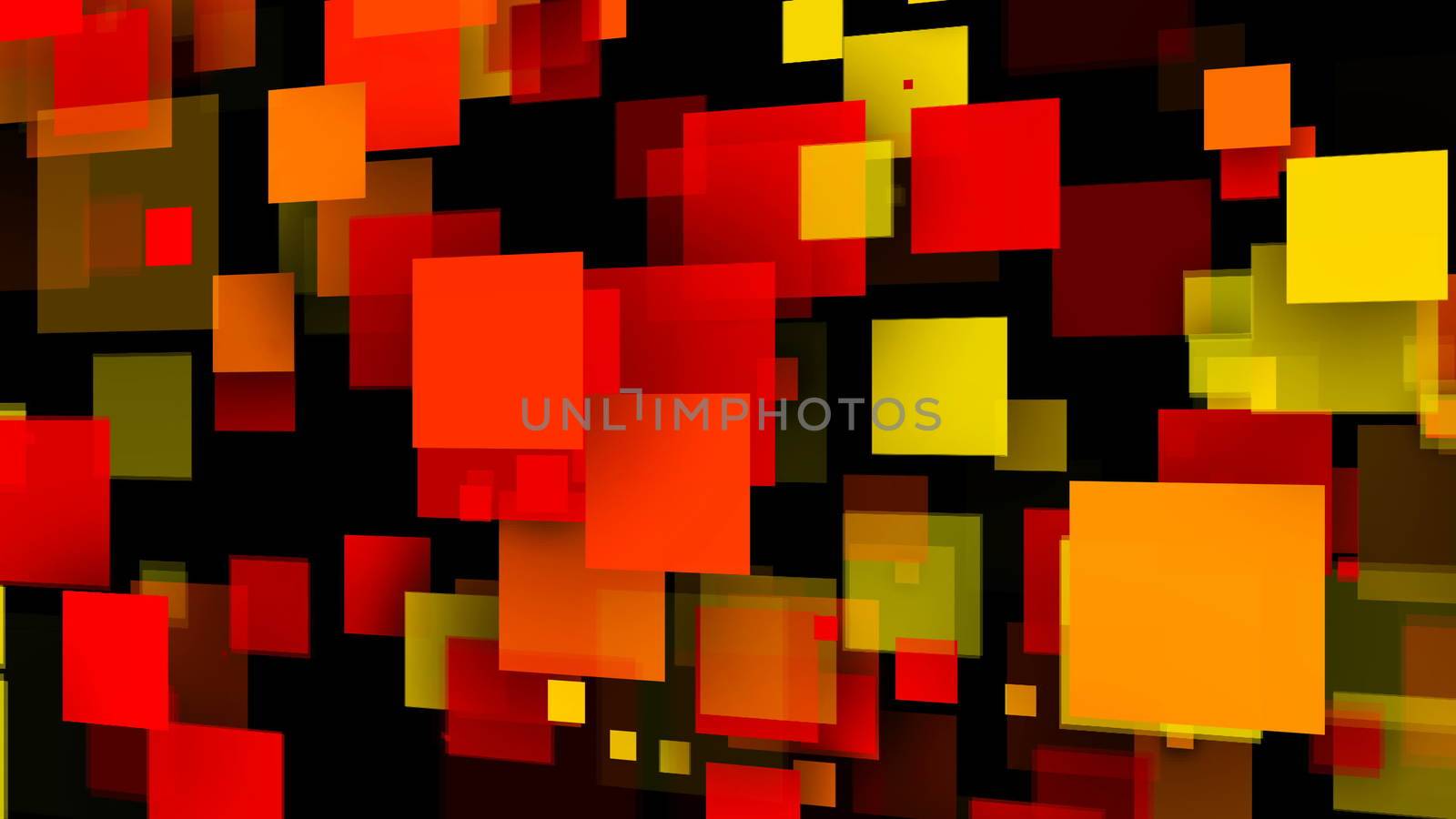 Abstract background with colorful rectangles. Seamless loop
