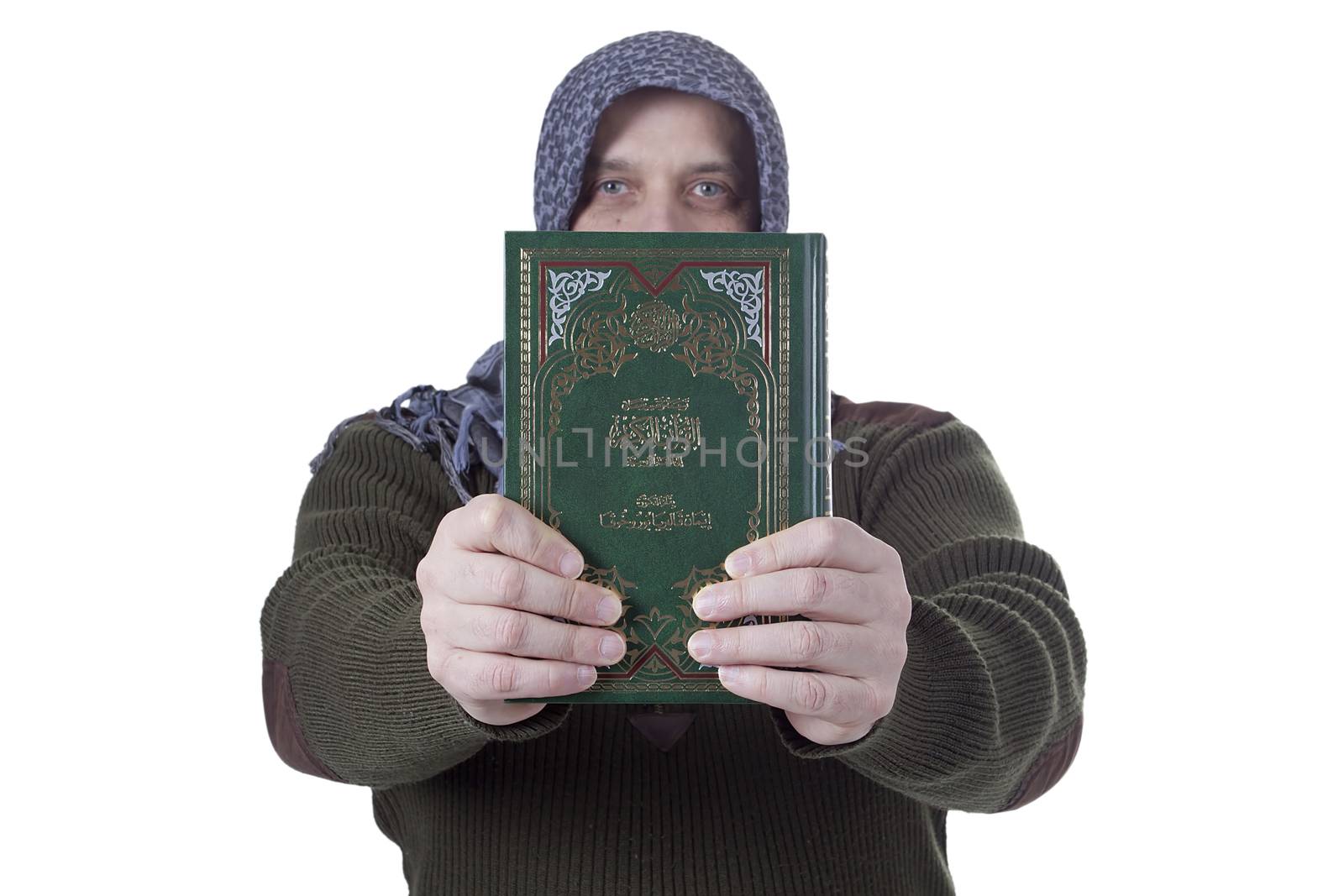 Muslim man with the Koran in their hands by VIPDesignUSA