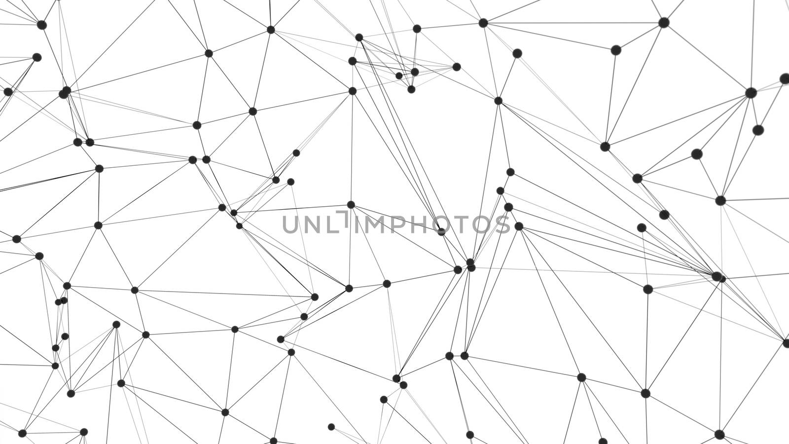 Concept of Network or Internet Communication. 3d illustration. White background