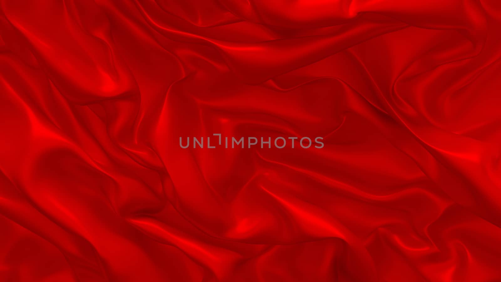 3D Illustration Abstract  Background with Red by brux