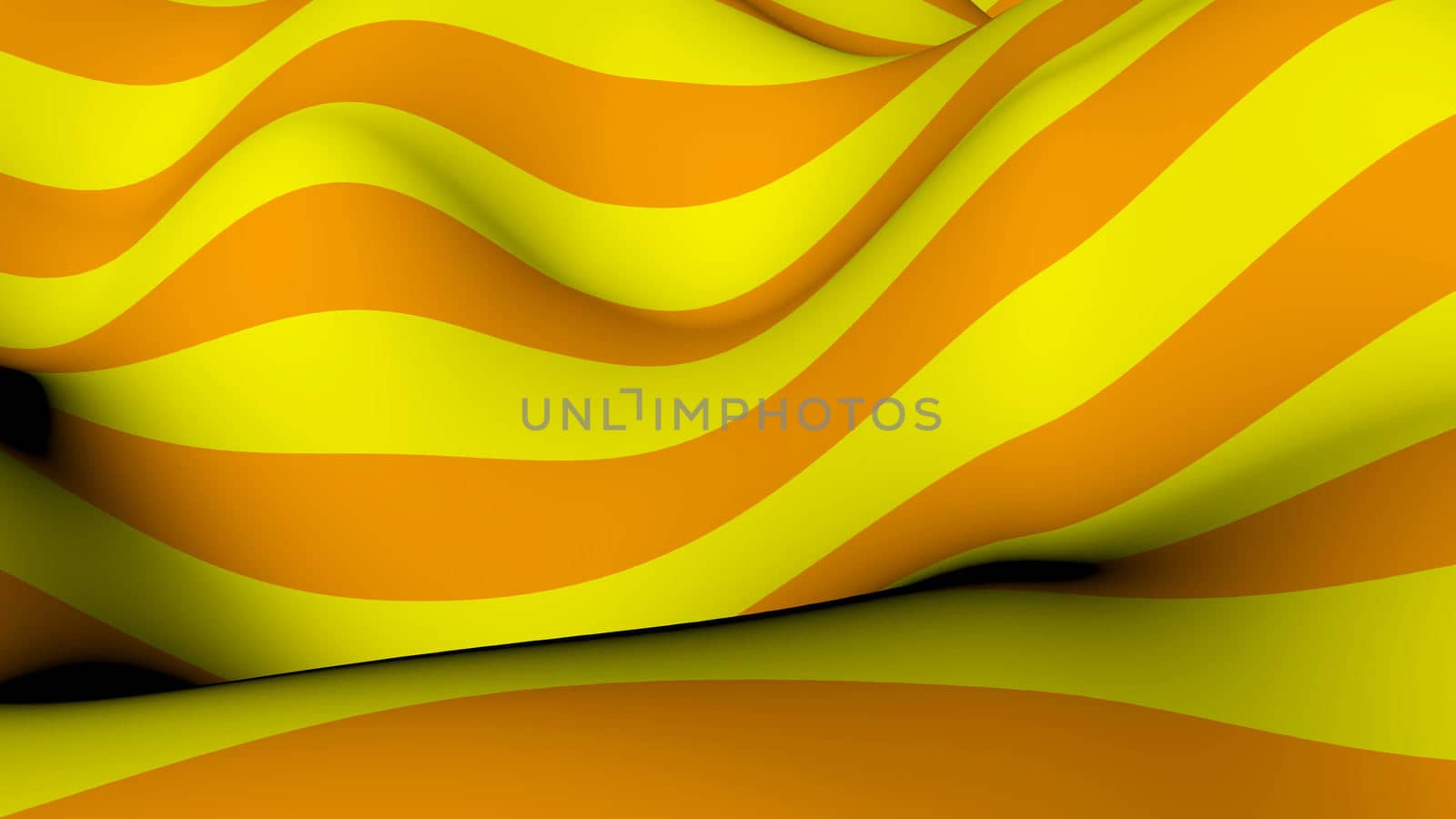 Abstract background with waving of colorful stripes by nolimit046