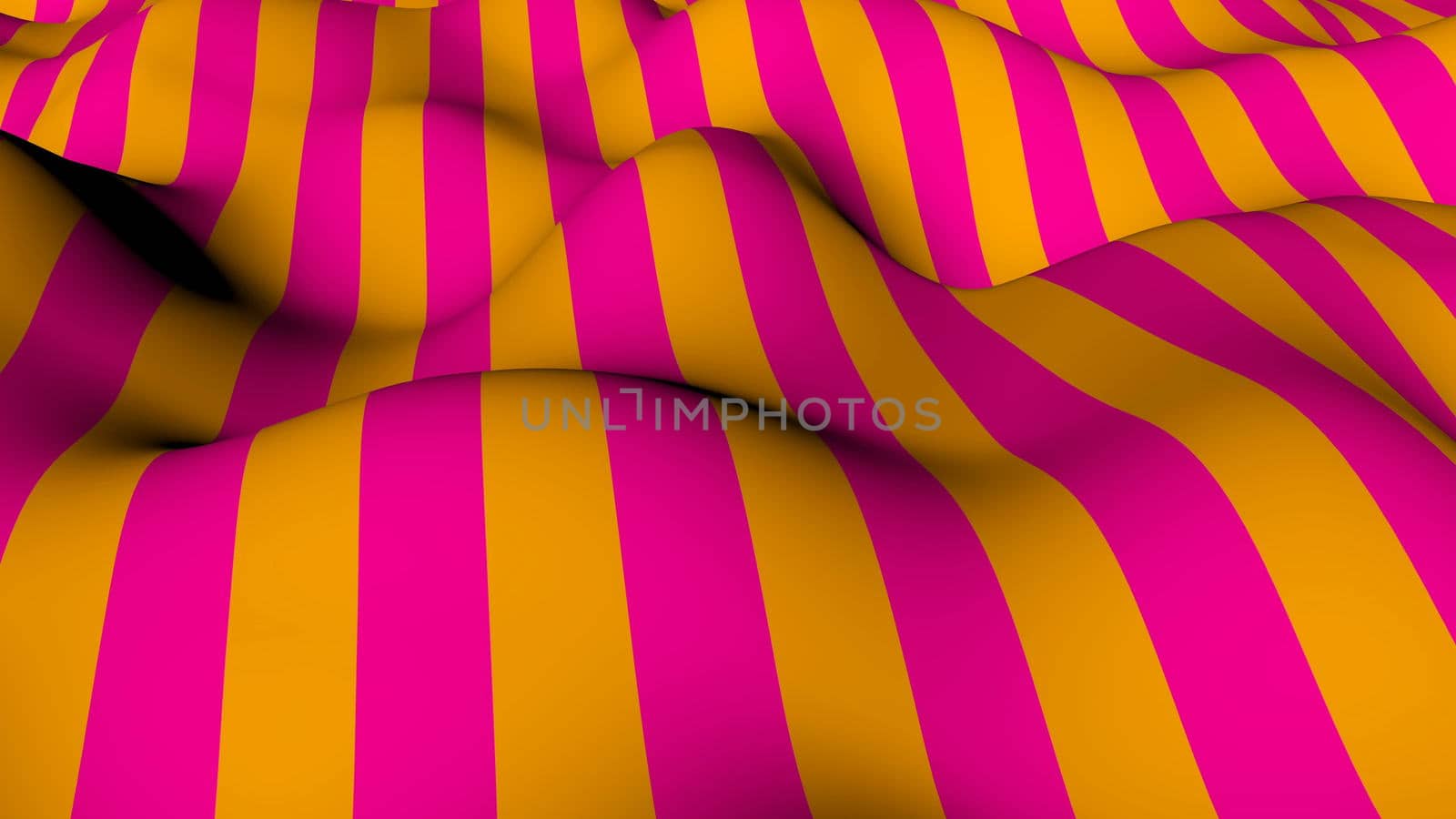 Abstract background with waving of colorful stripes by nolimit046