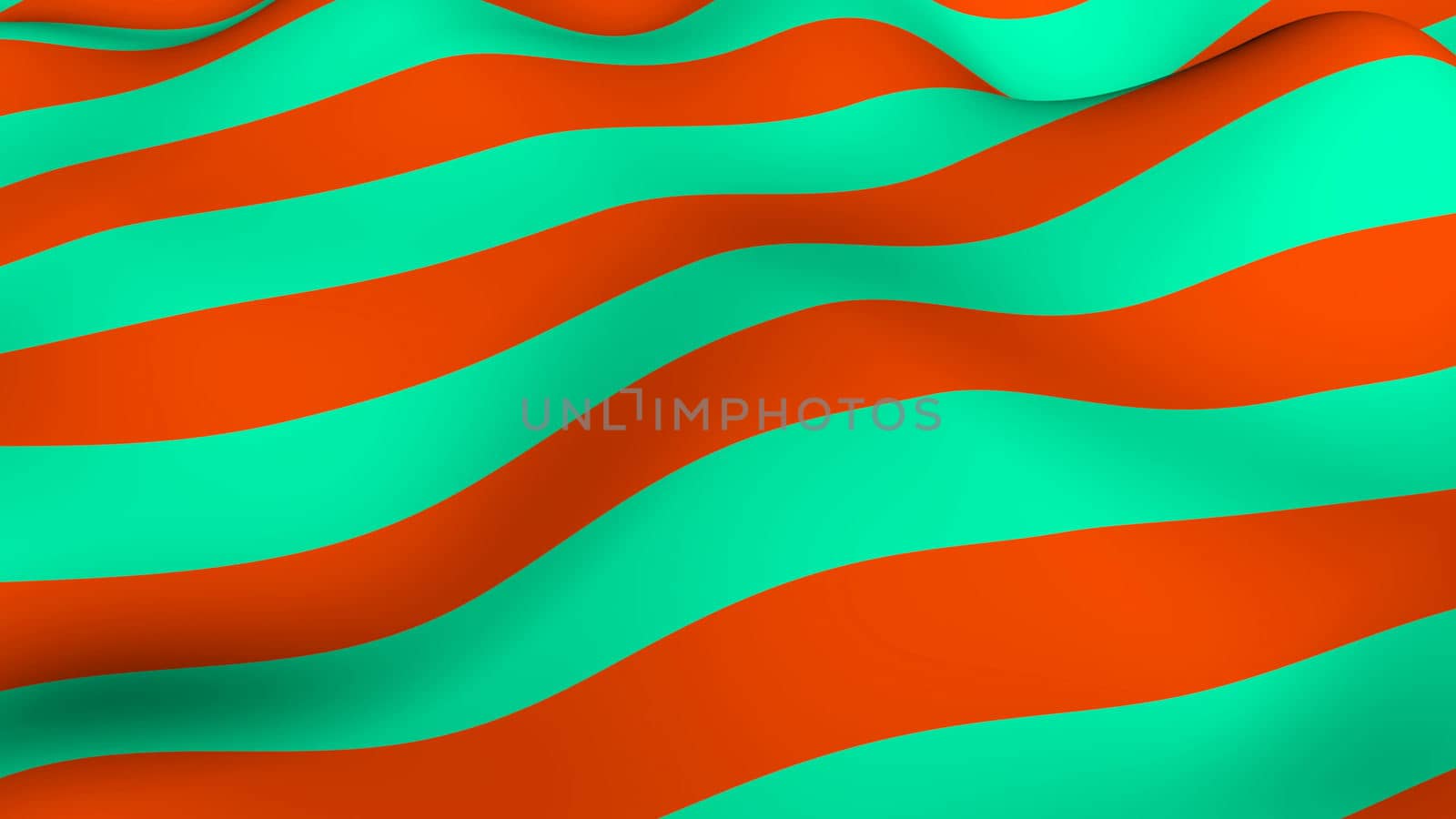 Abstract background with waving of colorful stripes by nolimit046