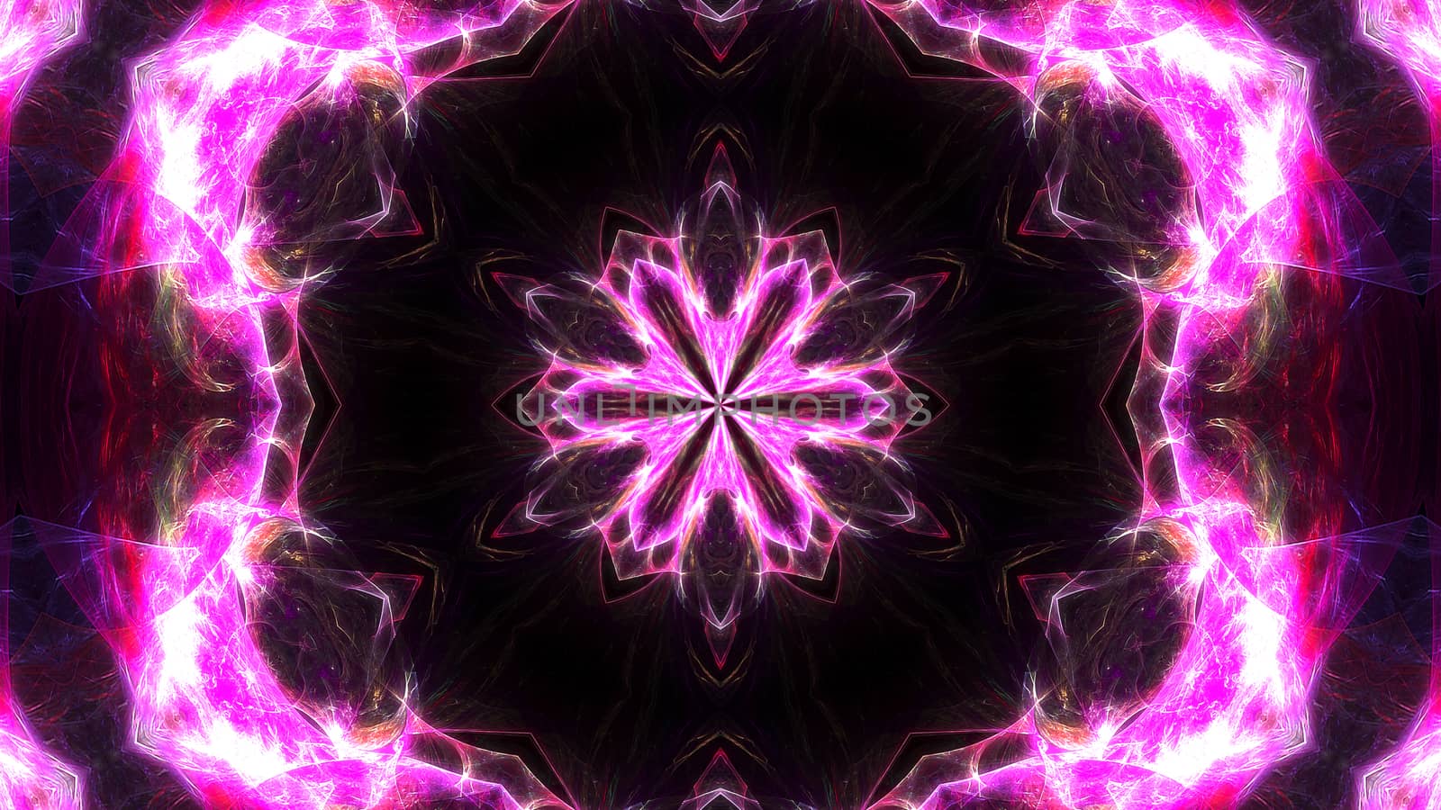 Abstract fractal light background. Digital 3d rendering backdrop.