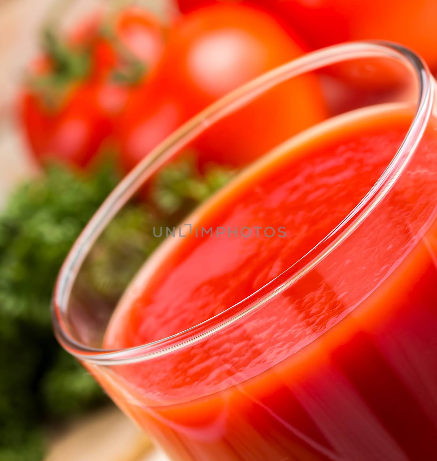 Rip Tomato Juice Represents Refreshment Refreshing And Refreshments  by stuartmiles