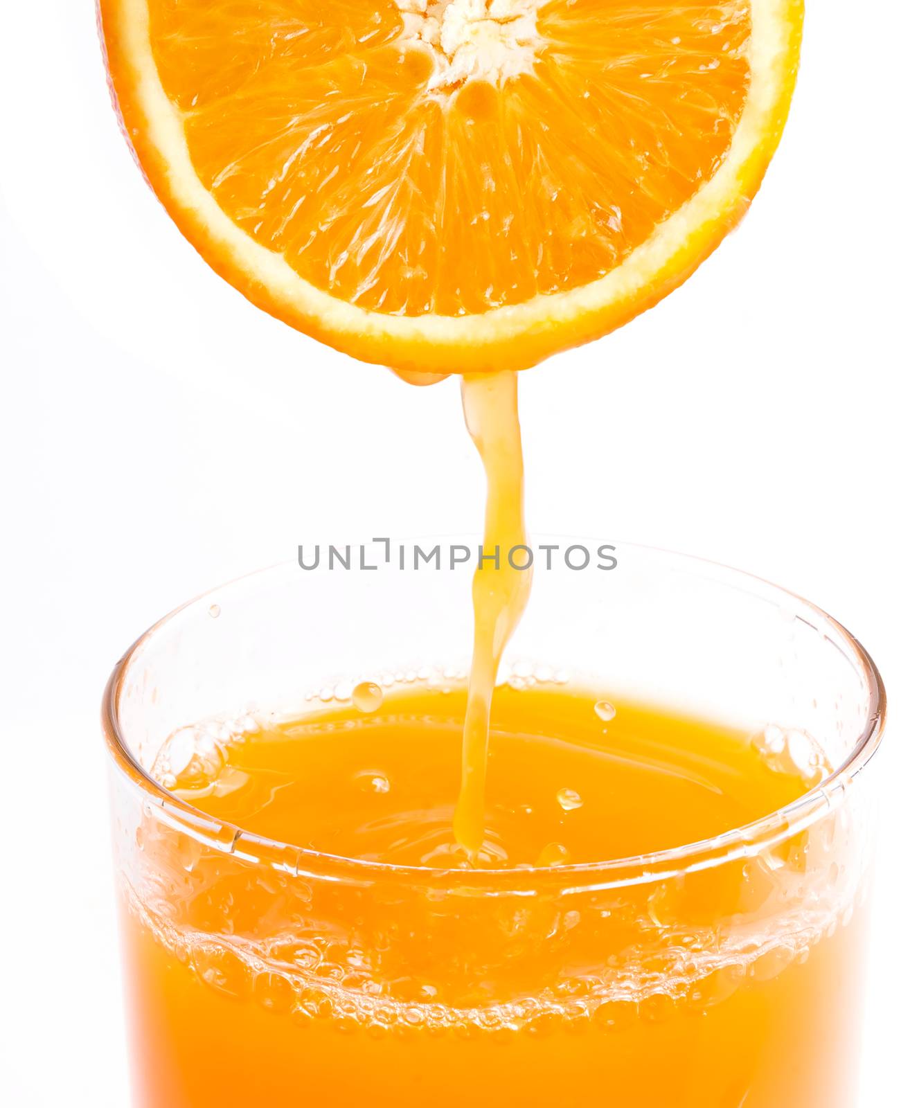 Squeezed Orange Juice Shows Refresh Healthy And Refreshment   by stuartmiles