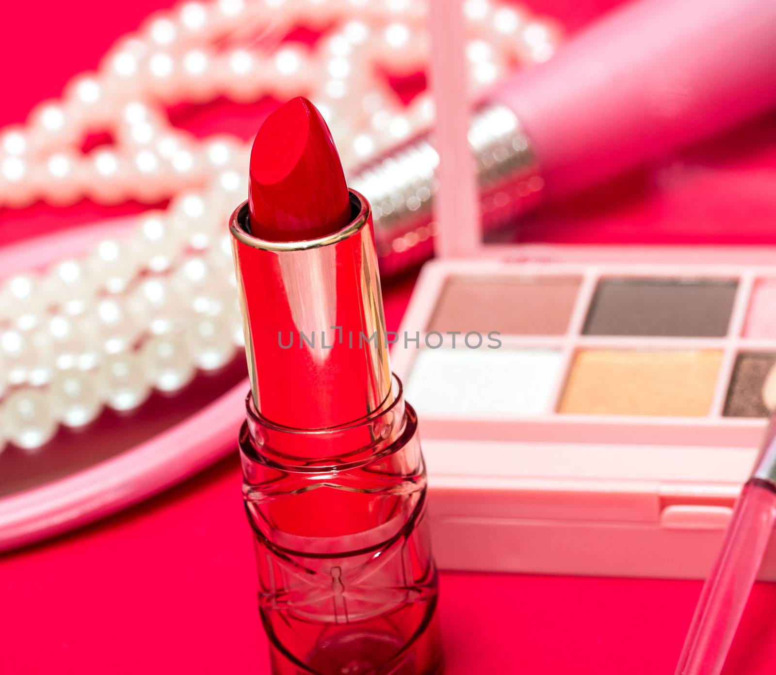 Lipstick Makeup Means Beauty Products And Cosmetics  by stuartmiles