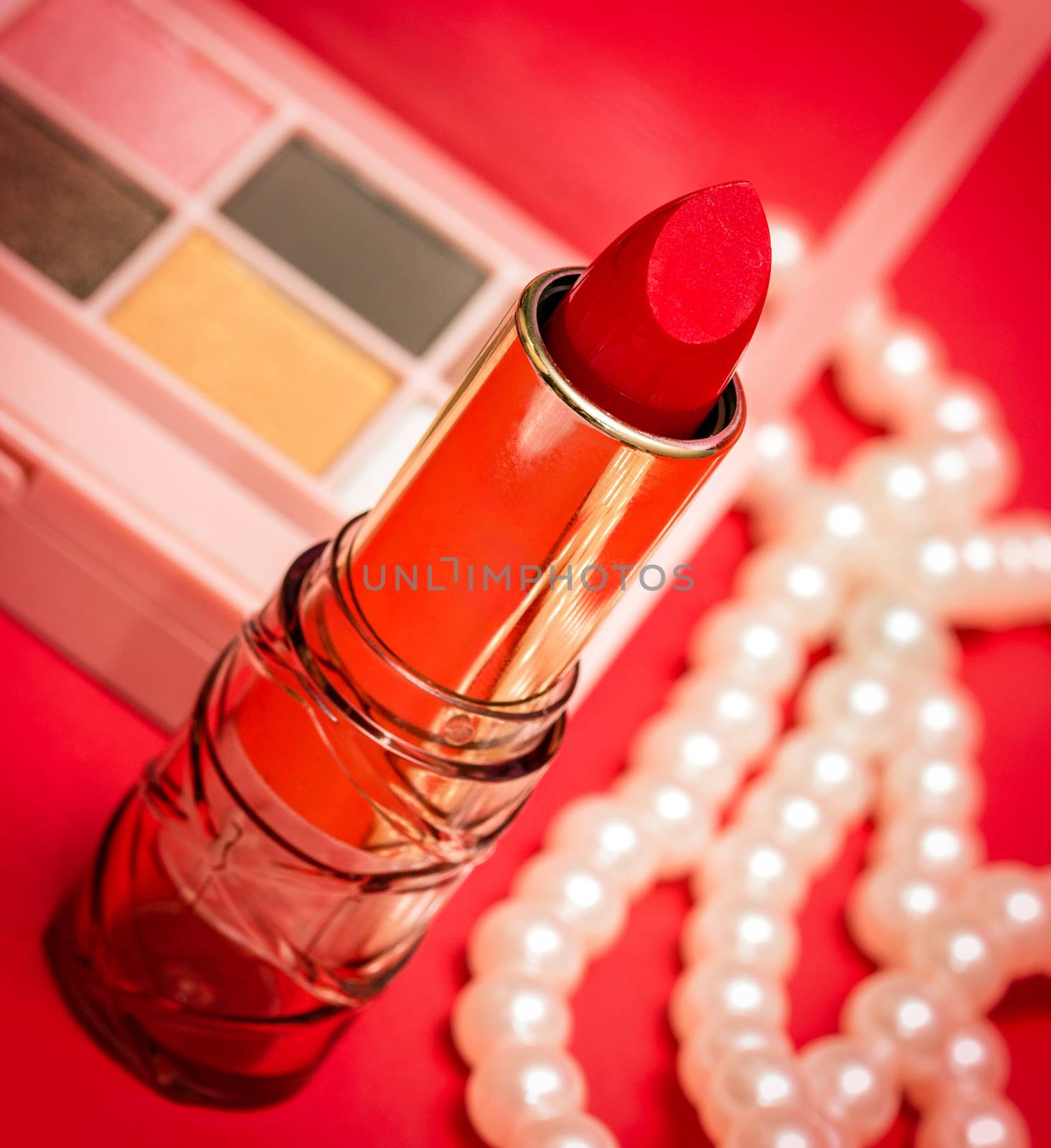 Cosmetics Lipstick Shows Make Ups And Beauty  by stuartmiles