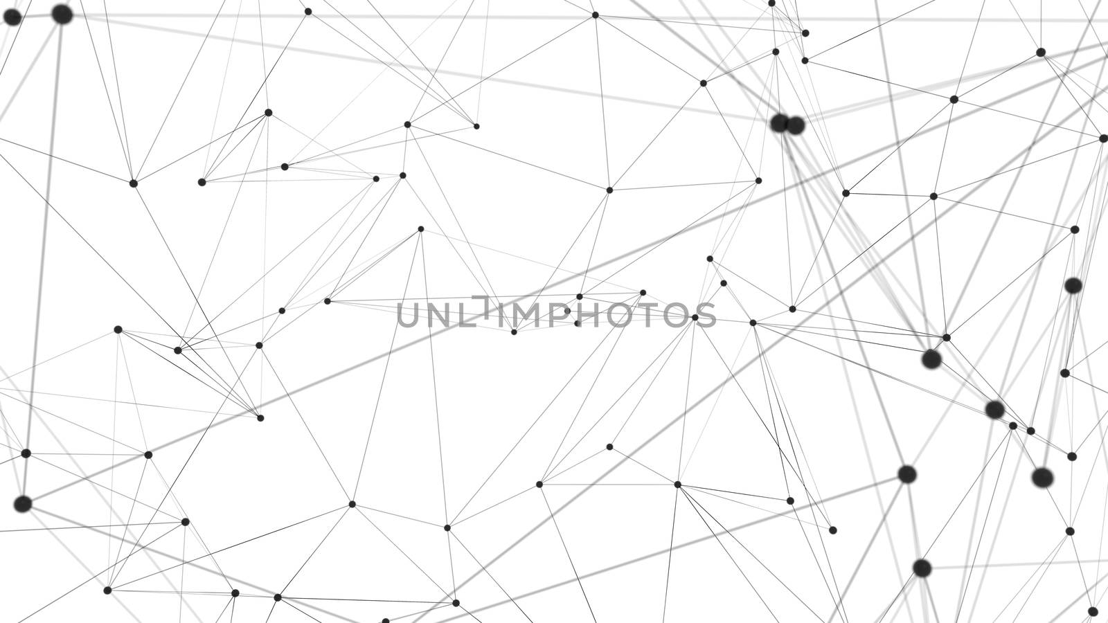 Concept of Network or Internet Communication. 3d illustration. White background