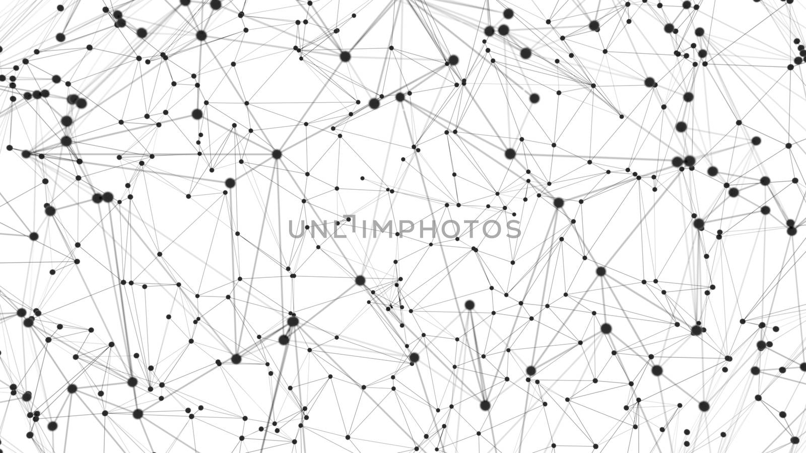 Concept of Network or Internet Communication. 3d illustration. White background