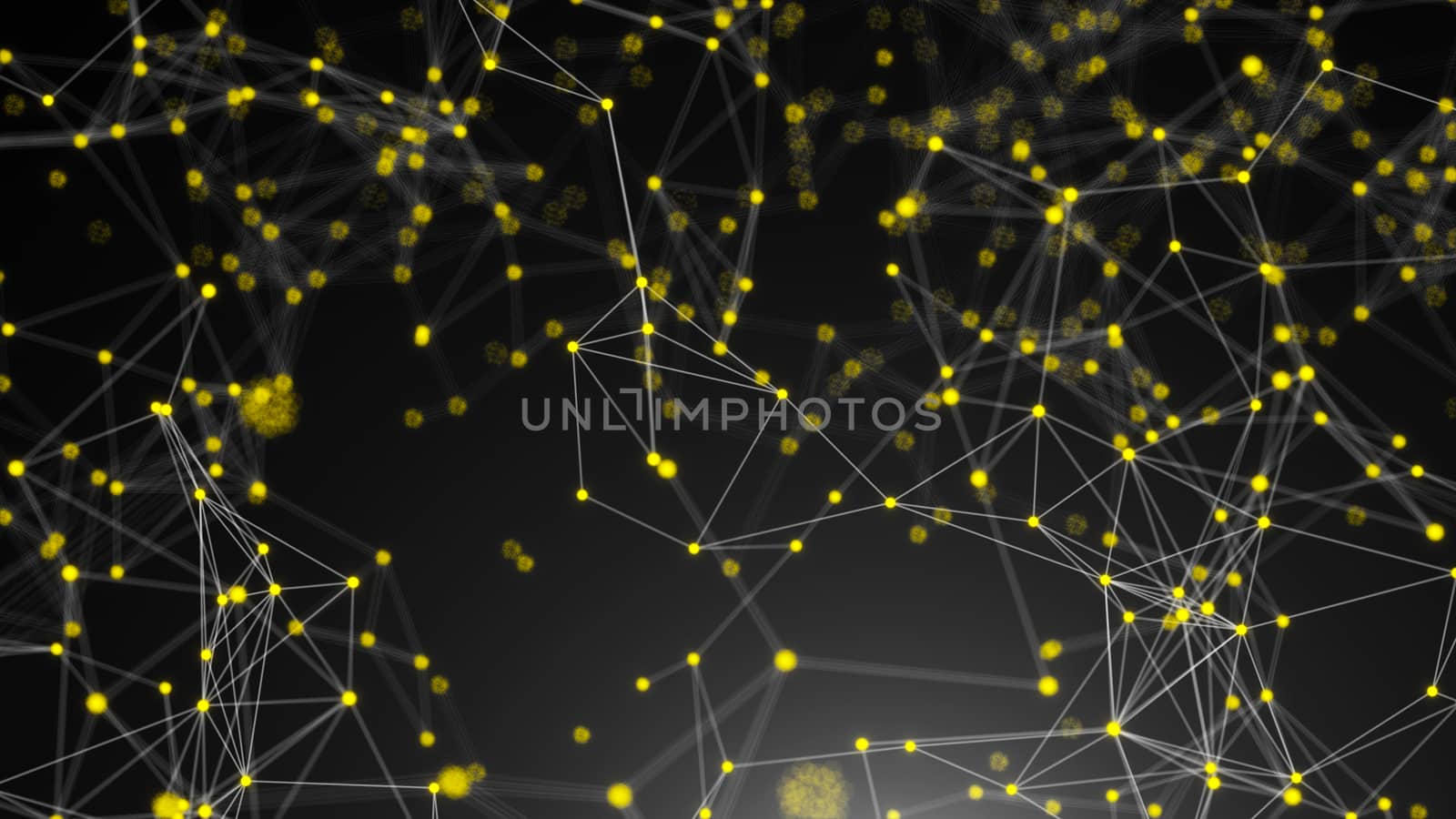 Abstract connection dots. Technology background. Network concept by nolimit046