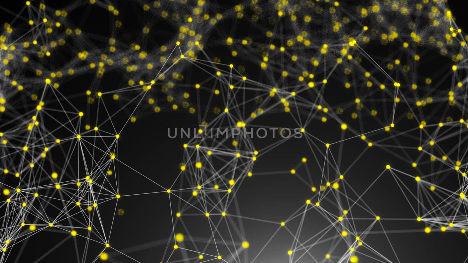 Abstract connection dots. Technology background. Network concept by nolimit046