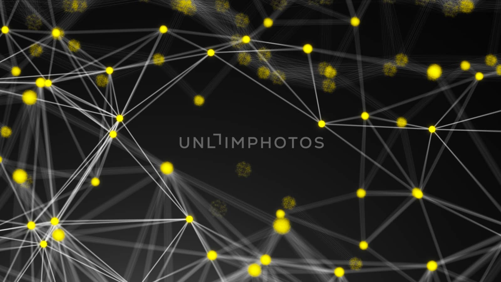 Abstract connection dots. Technology background. Network concept by nolimit046