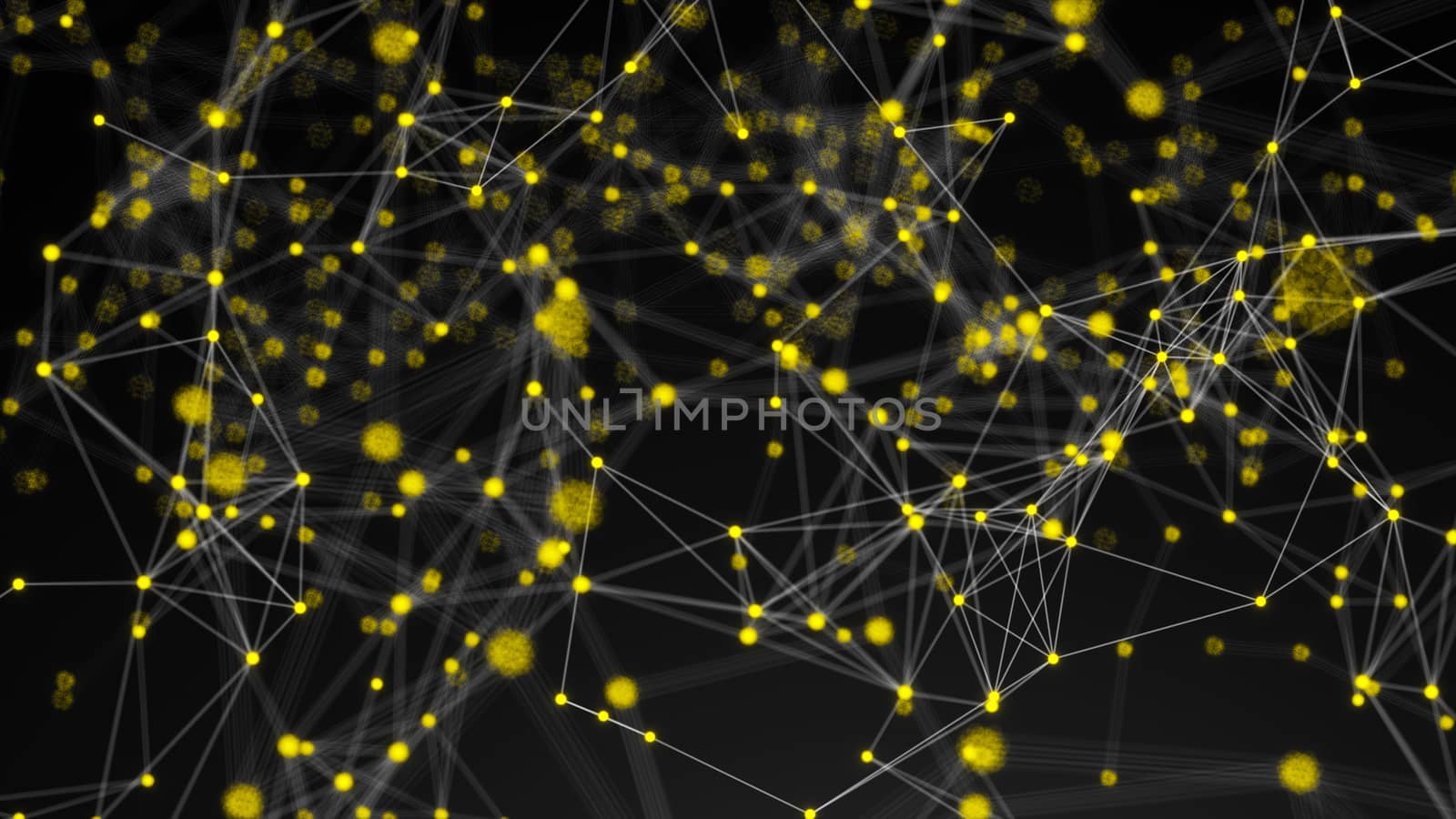 Abstract connection dots. Technology background. Network concept by nolimit046