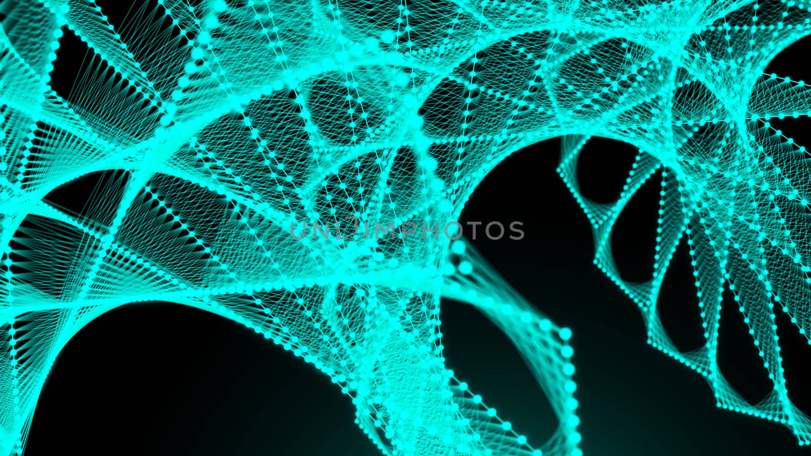 Abstract connection dots. Technology background. Network concept by nolimit046