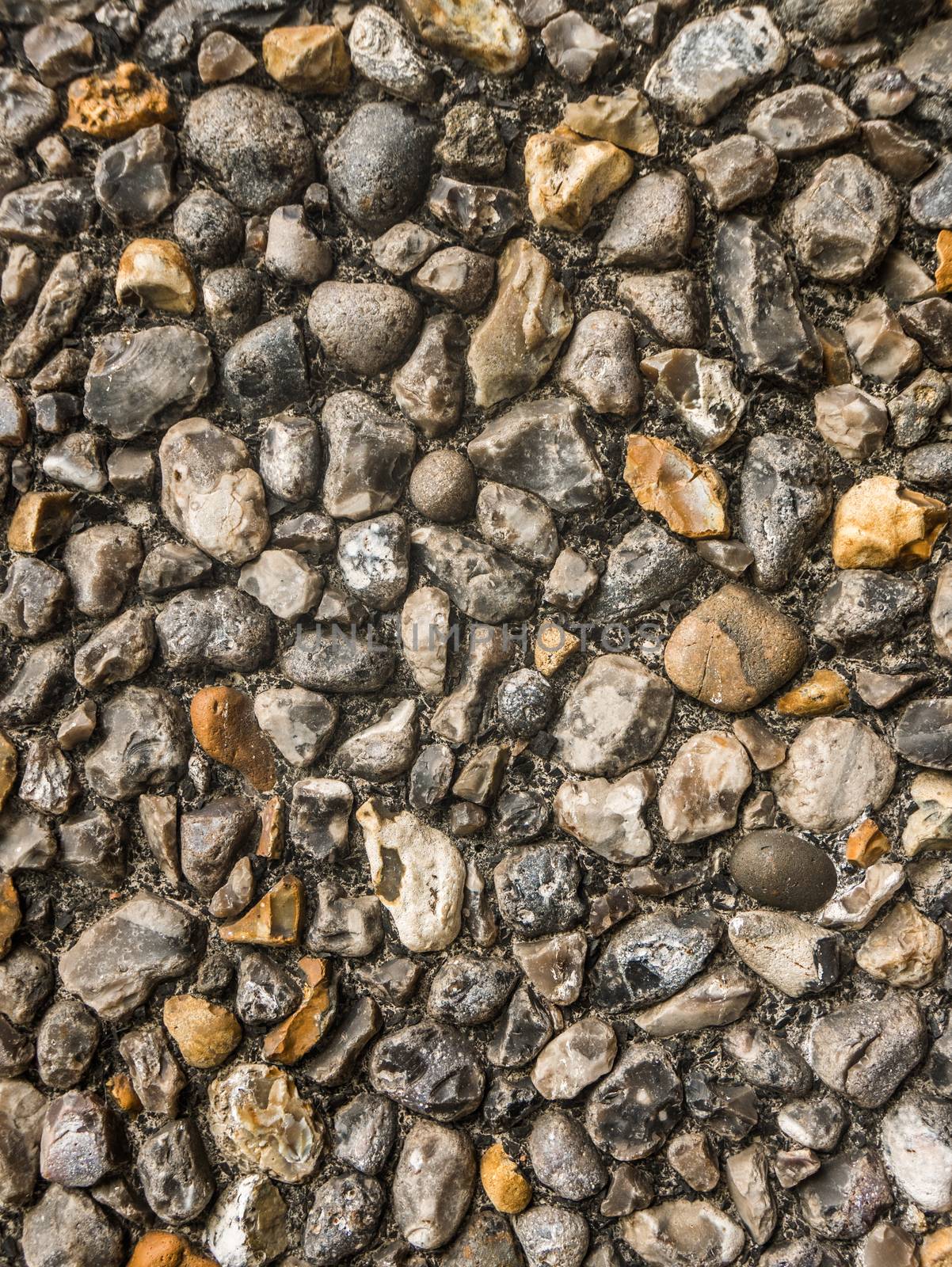 Abstract Background Texture Of Ugly Pebbledash Wall