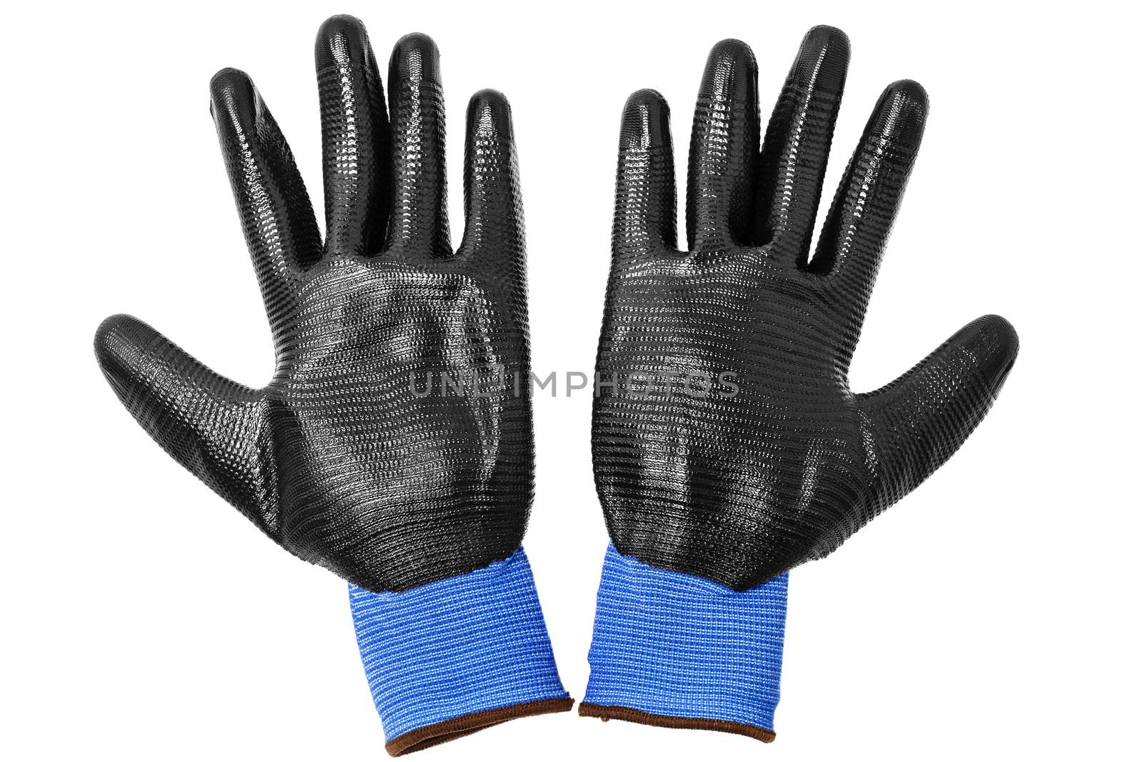 blue protective gloves by kokimk