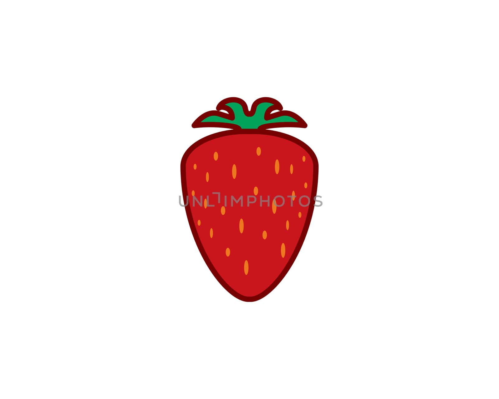 is a symbol that symbolizes fruit, apples, food vendors or fruit sellers