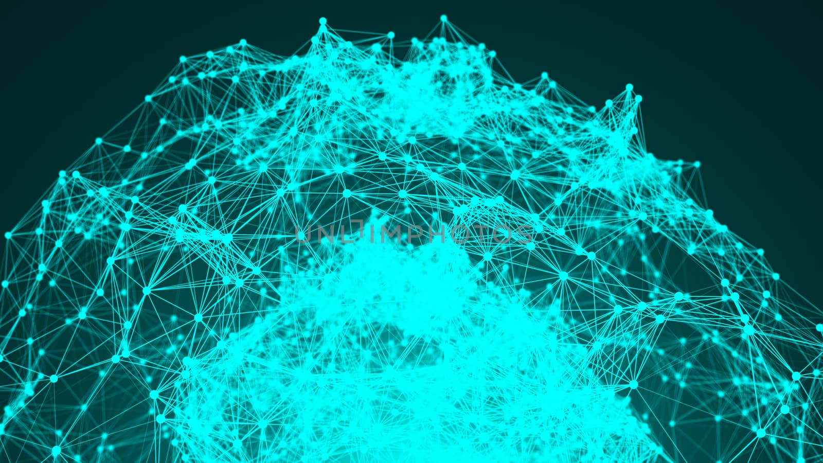 Abstract connection dots. Technology background. Network concept by nolimit046